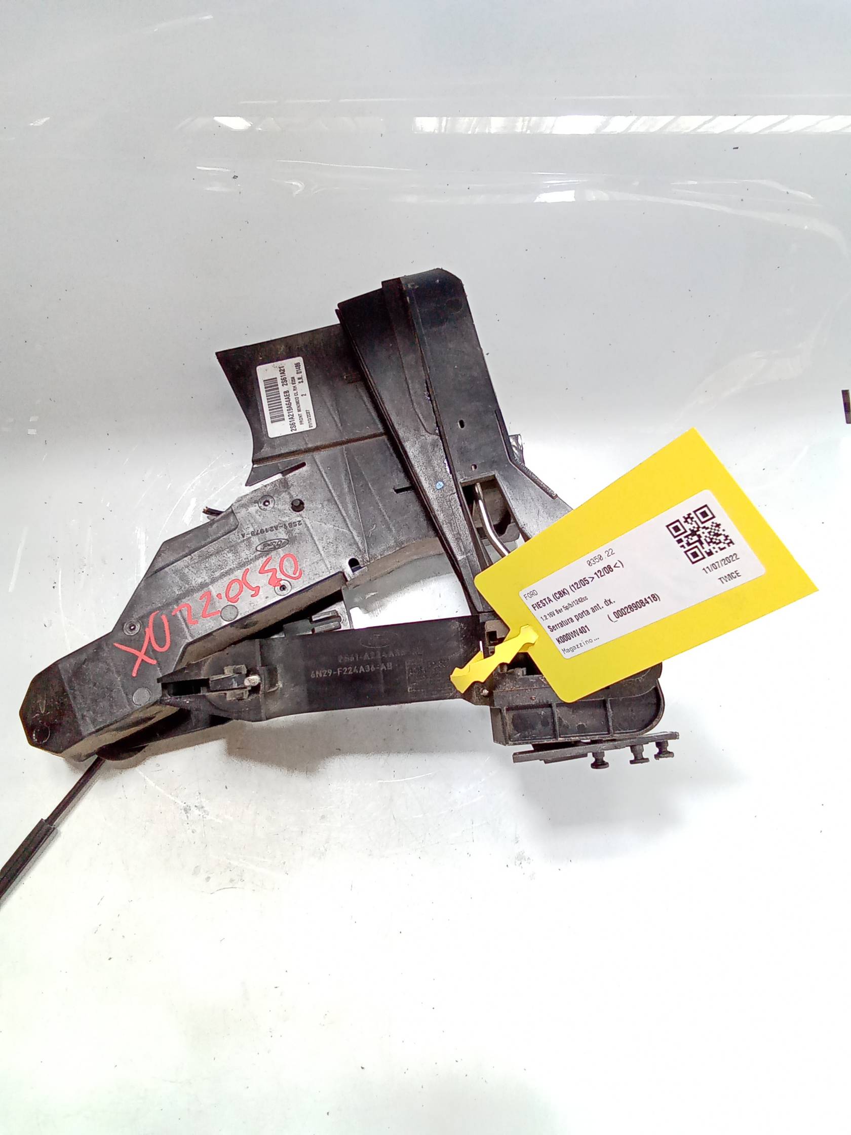 Serratura porta ant. dx.