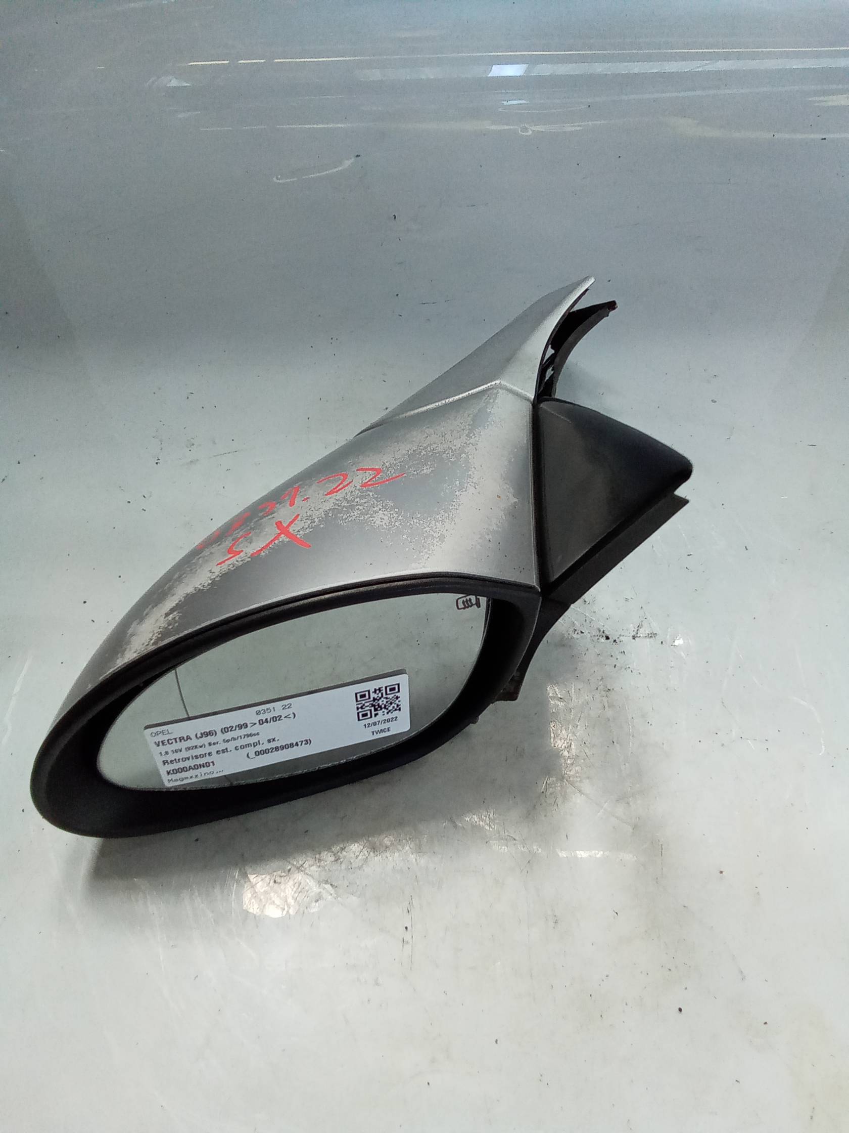 Retrovisore est. compl. sx.