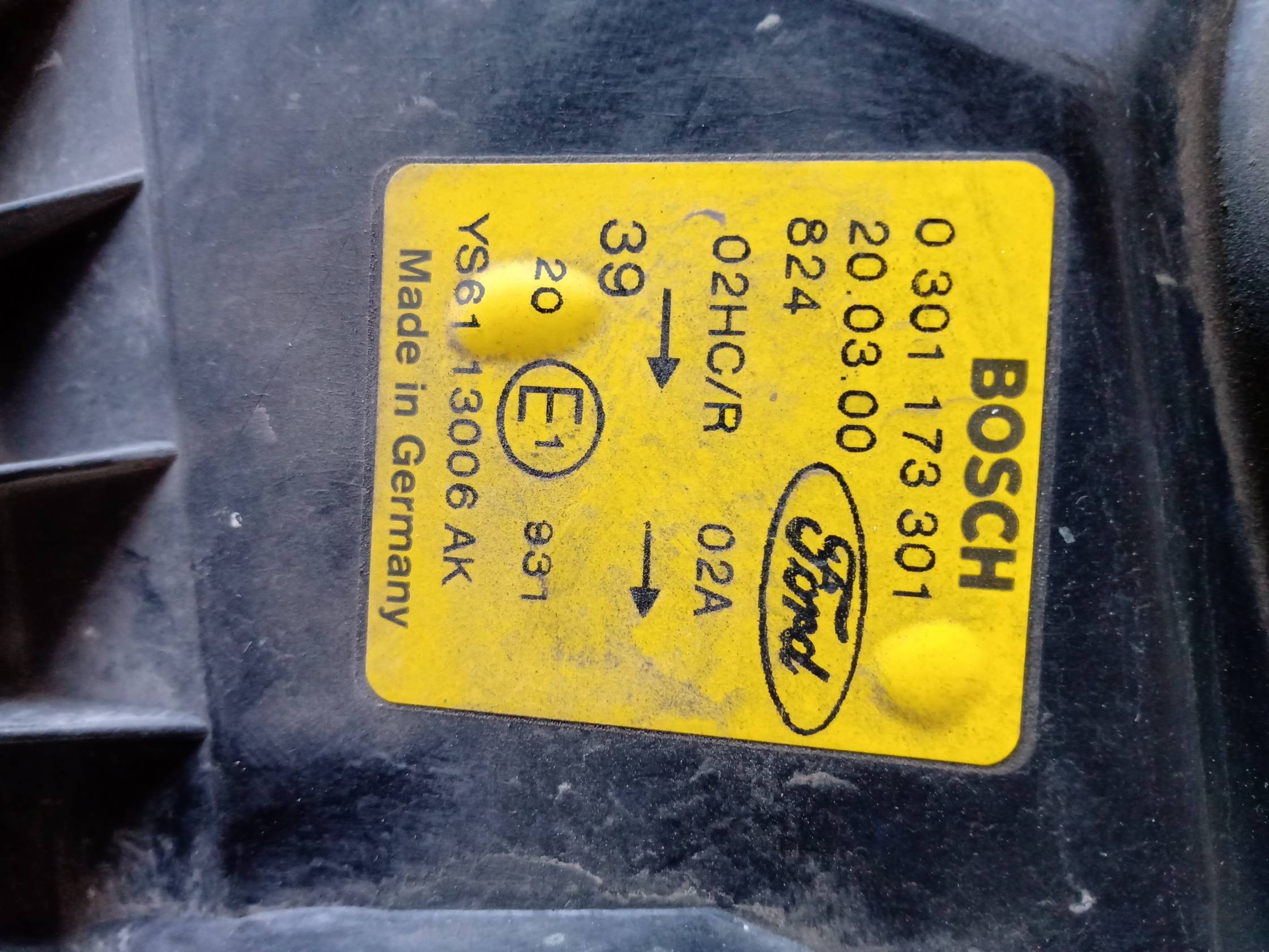 Fanale anteriore sinistro