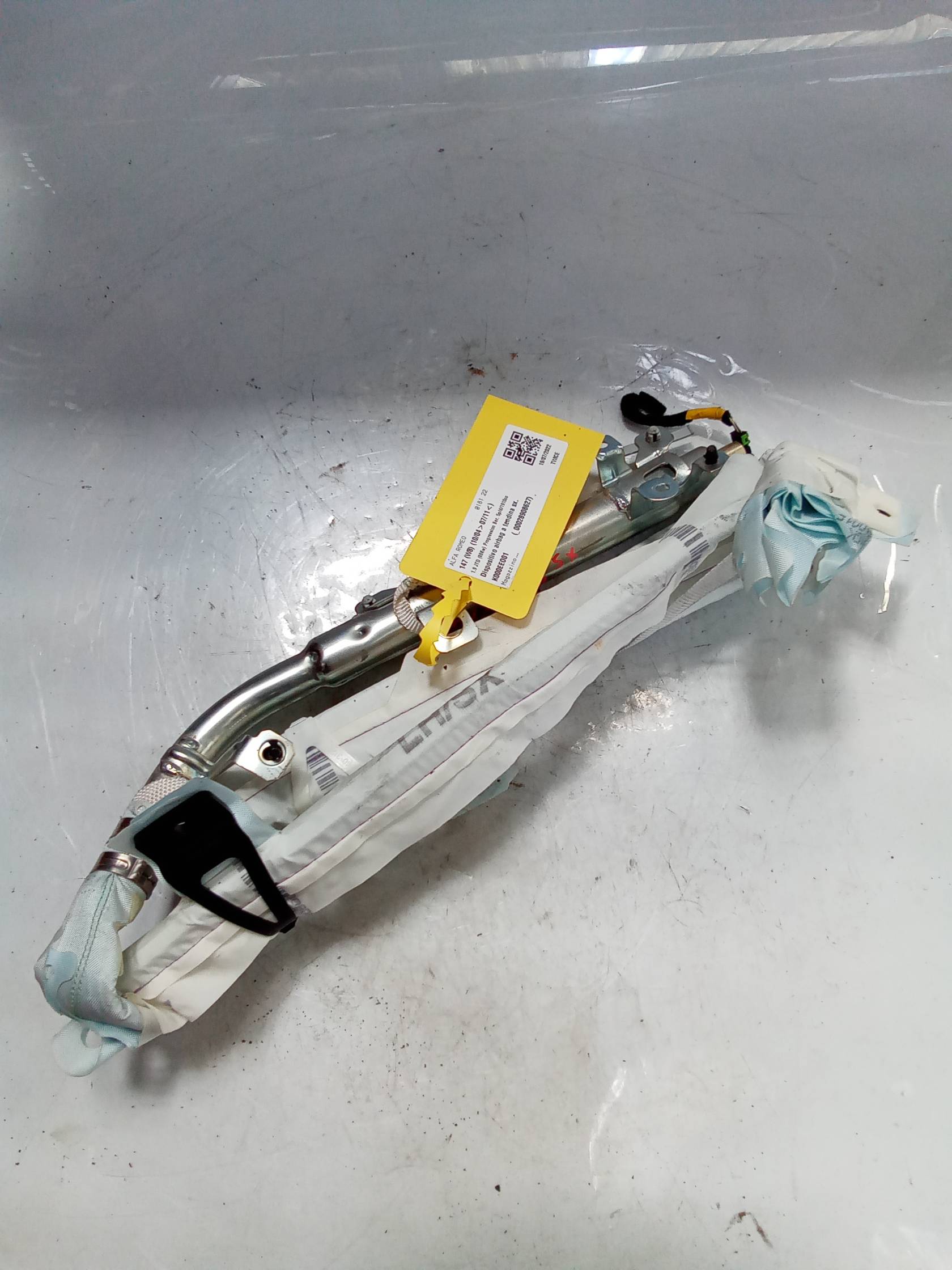 Dispositivo airbag a tendina sx.