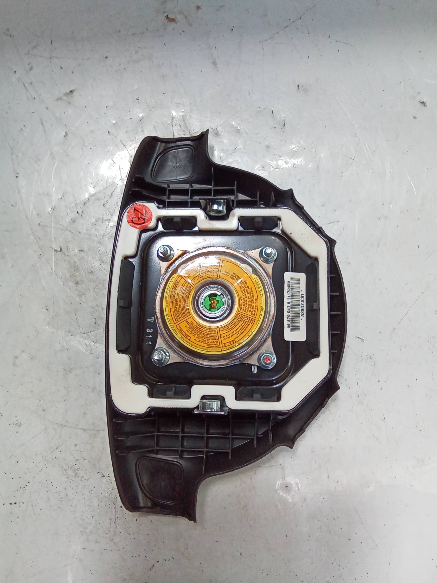 Dispositivo airbag lato guida sx.