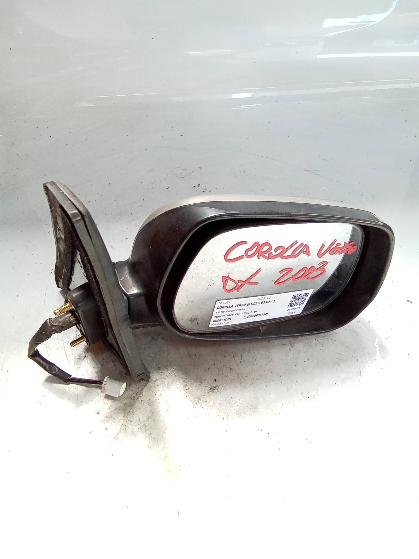 Retrovisore est. compl. dx.