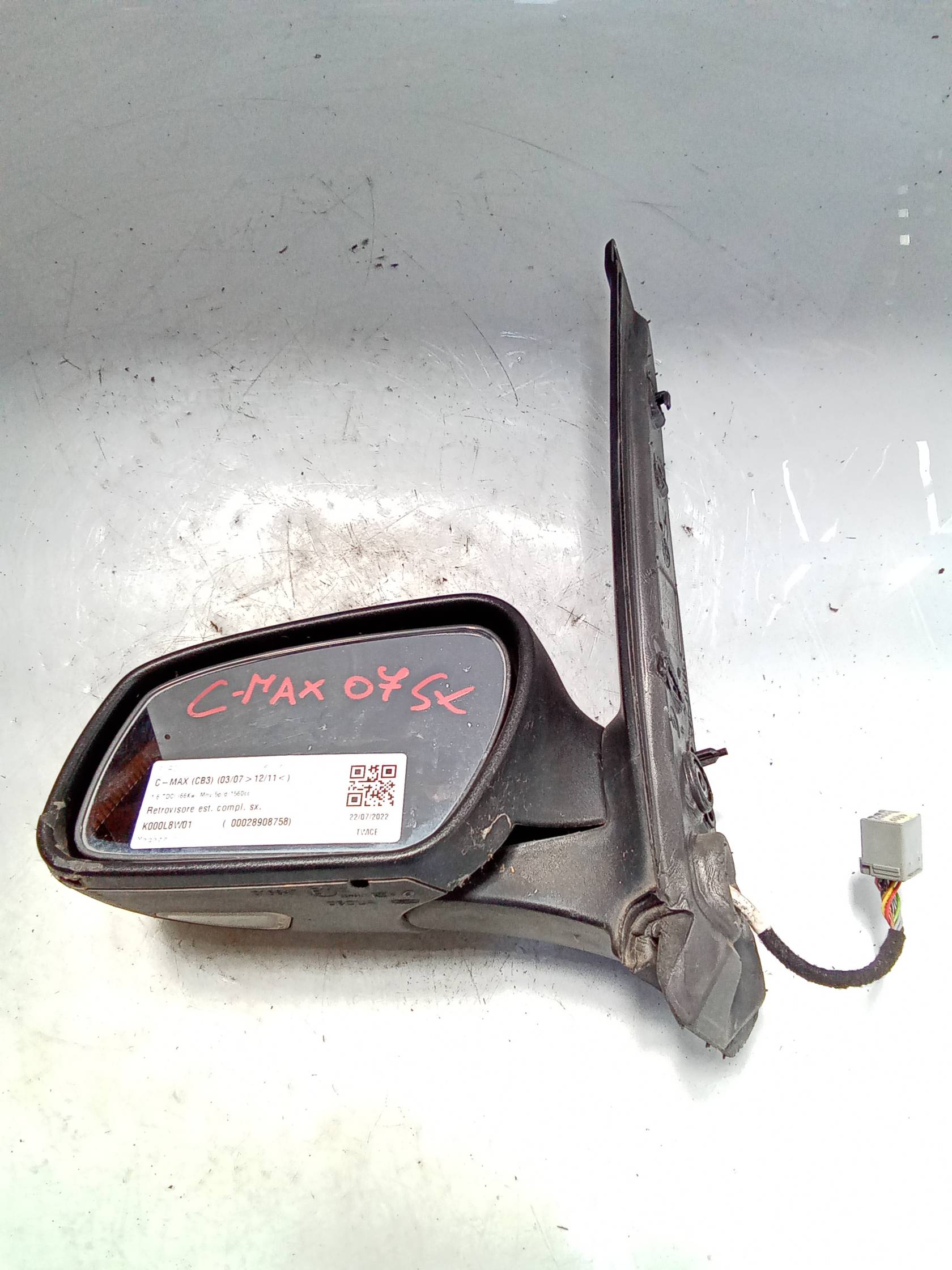 Retrovisore est. compl. sx.