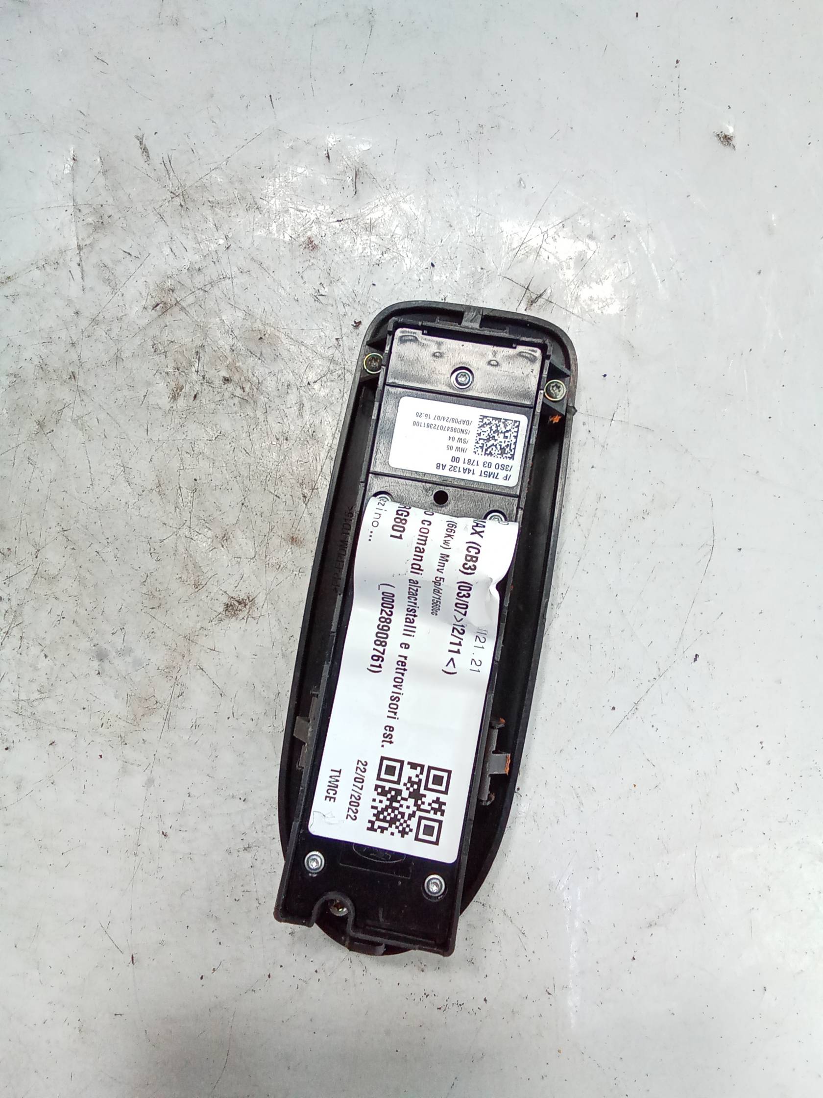 Blocco comandi alzacristalli e retrovisori est.