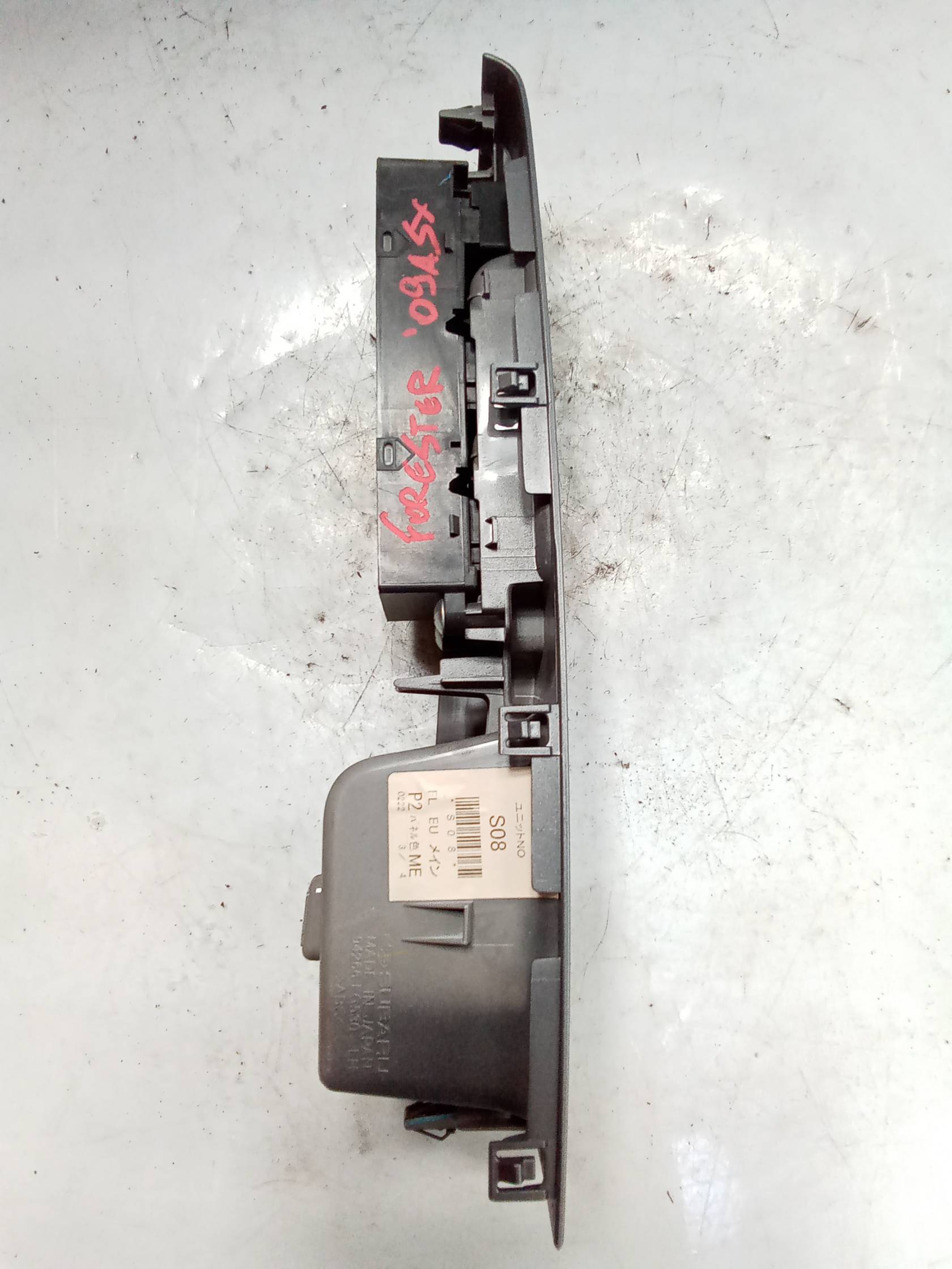 Blocco comandi alzacristalli sx.