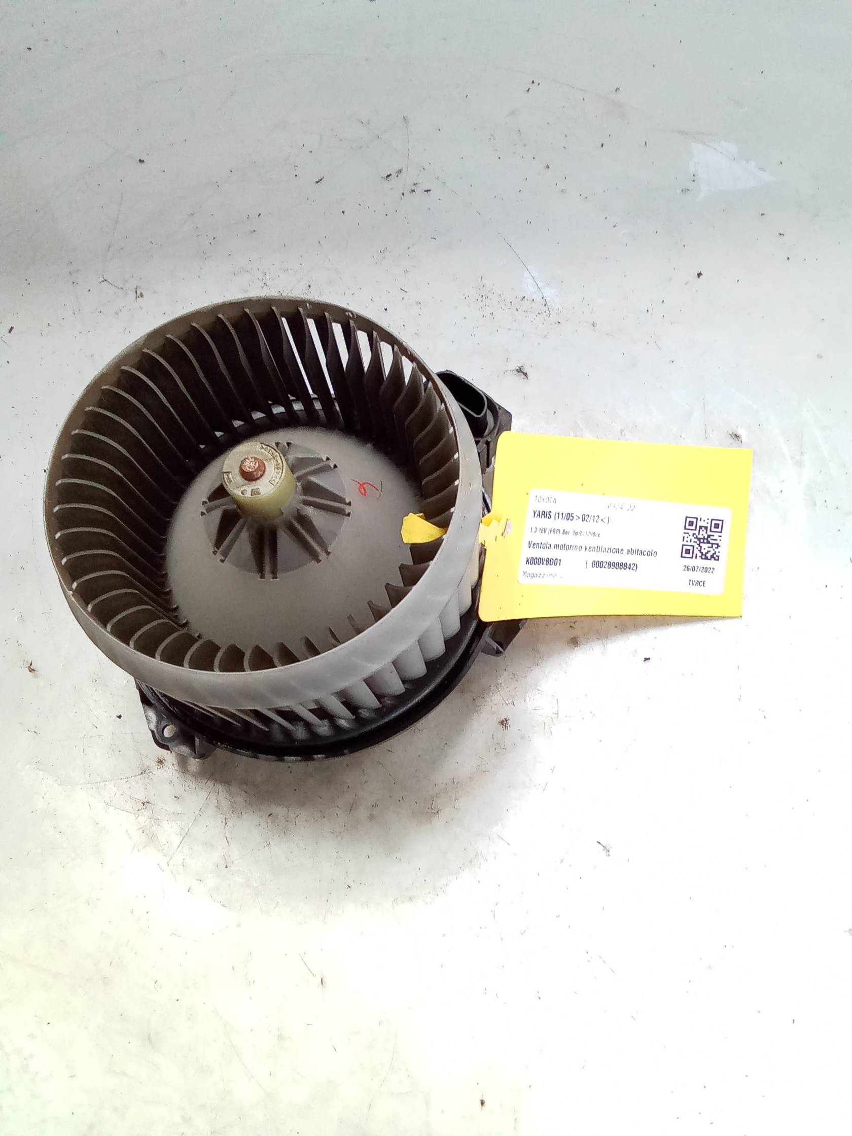 Ventola motorino ventilazione abitacolo