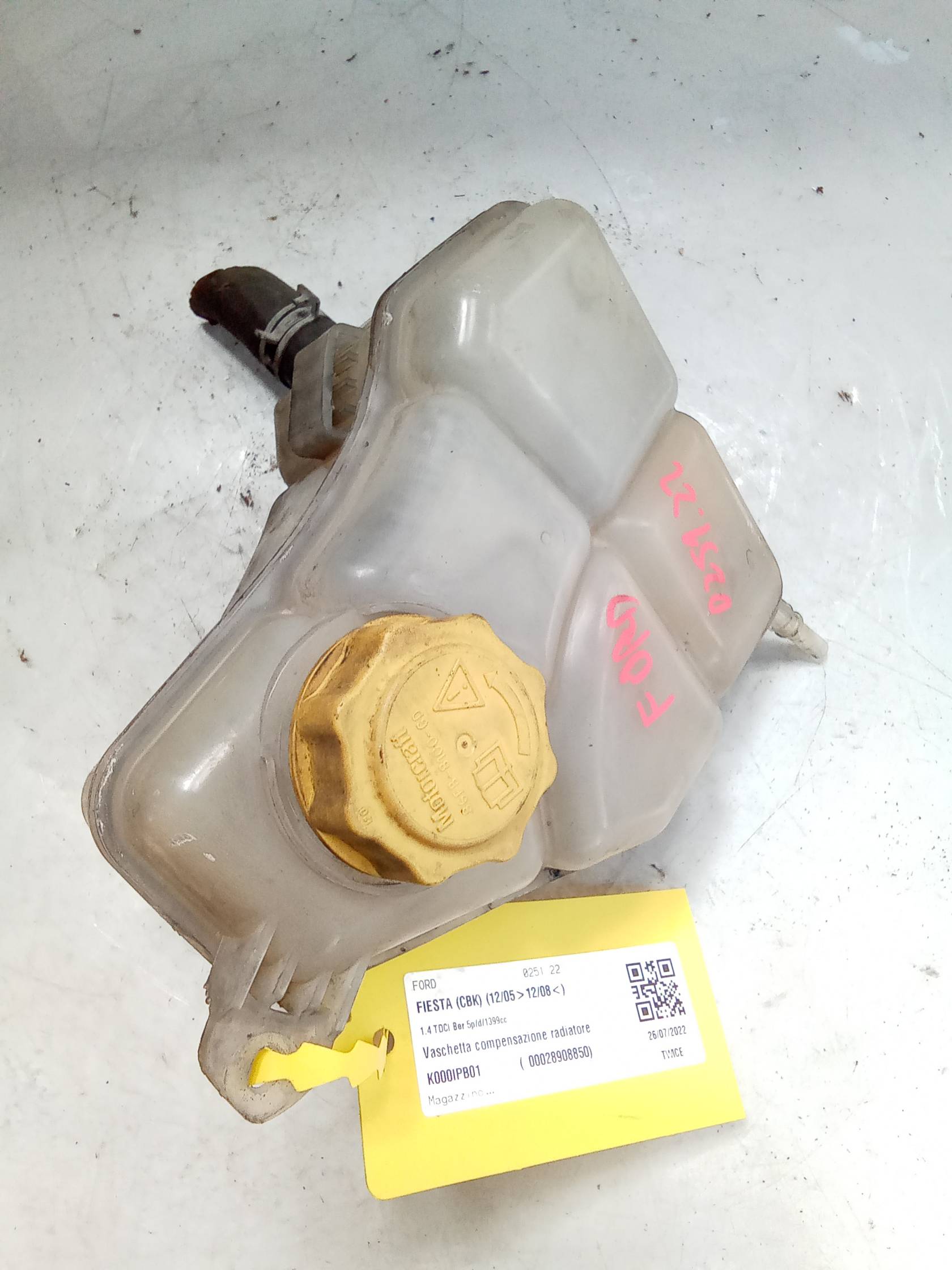 Vaschetta compensazione radiatore Vaschetta compensazione radiatore