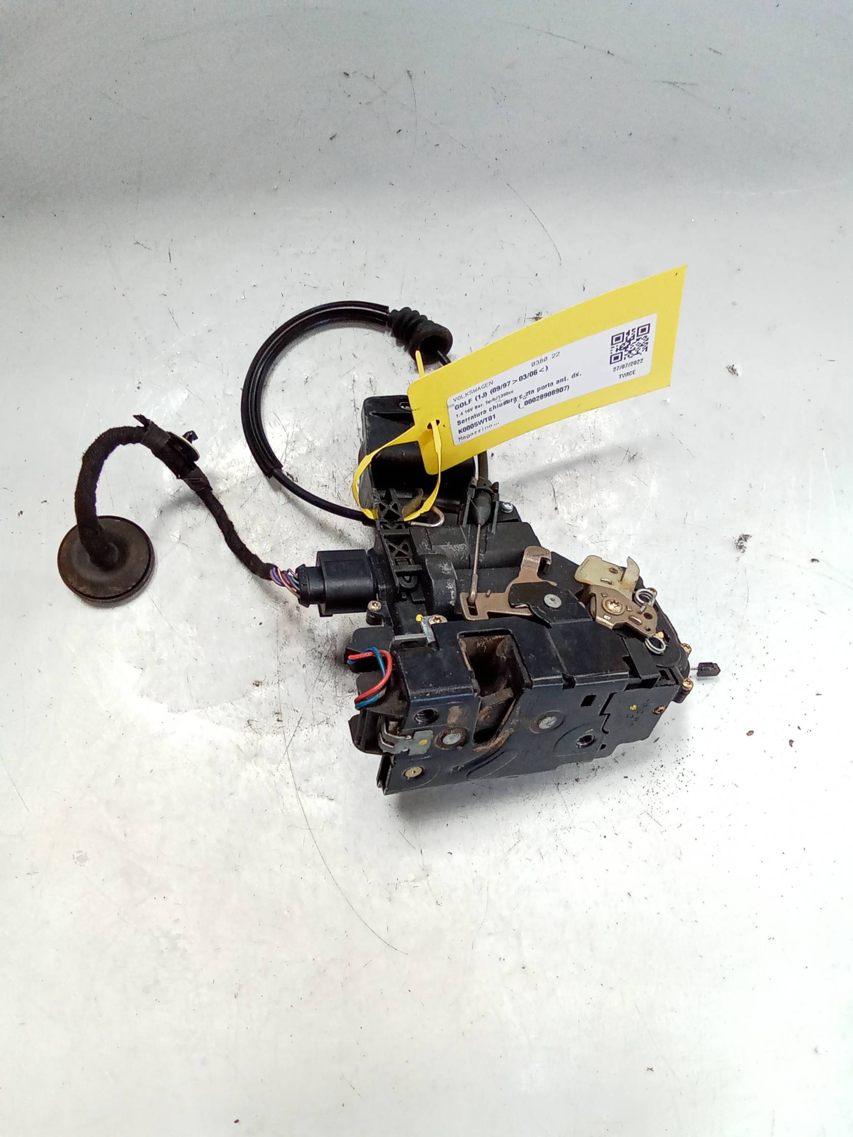 Serratura chiusura c.zta porta ant. dx. Serratura chiusura c.zta porta ant. dx.