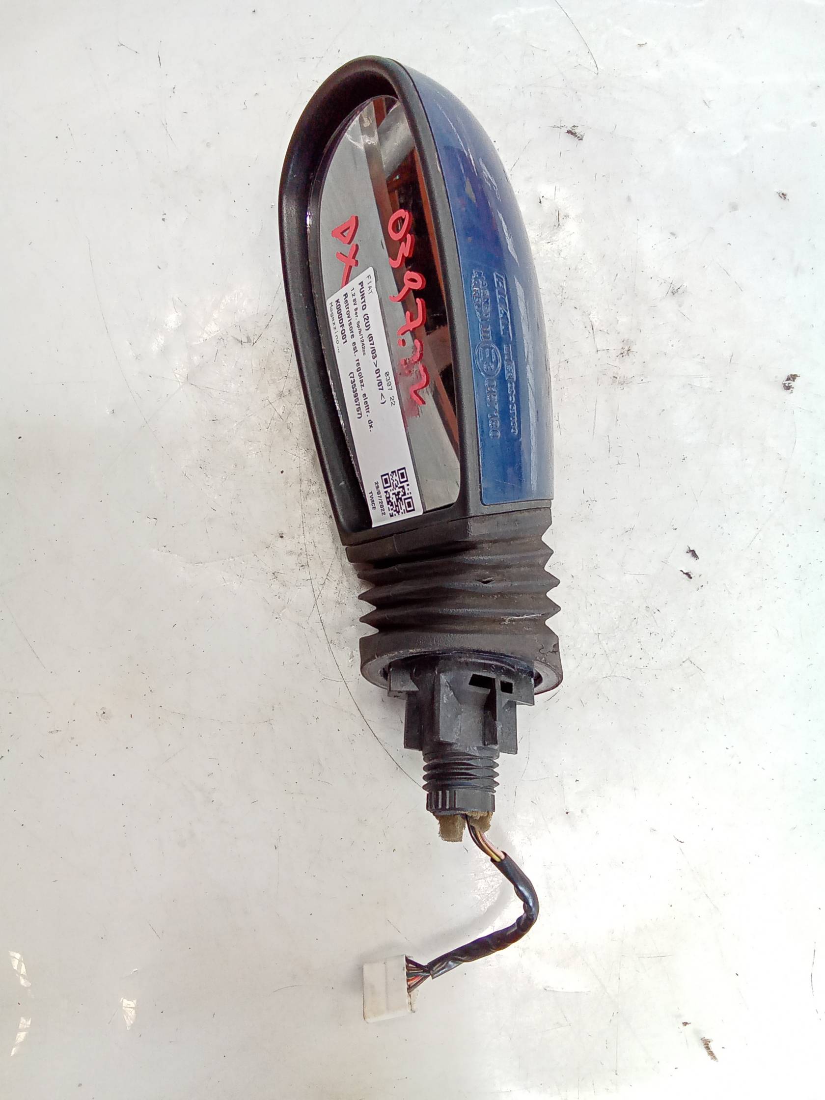 Retrovisore est. regolaz. elettr. dx.