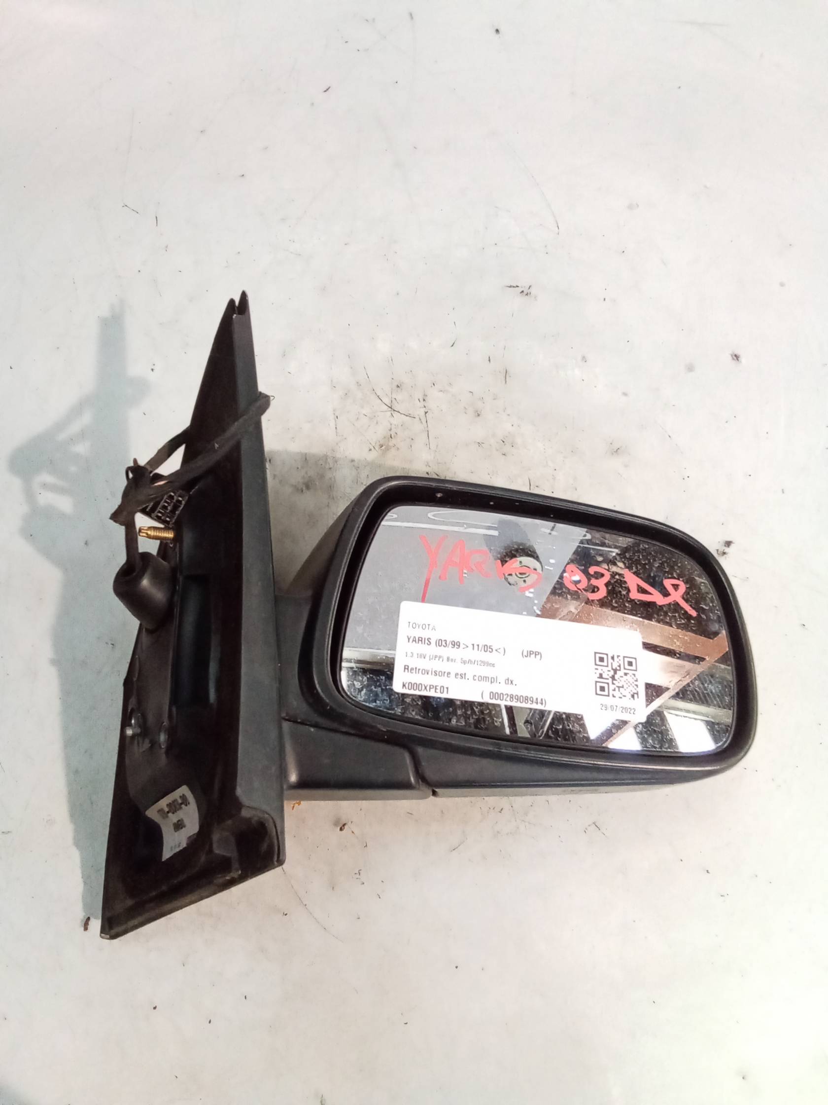 Retrovisore est. compl. dx.