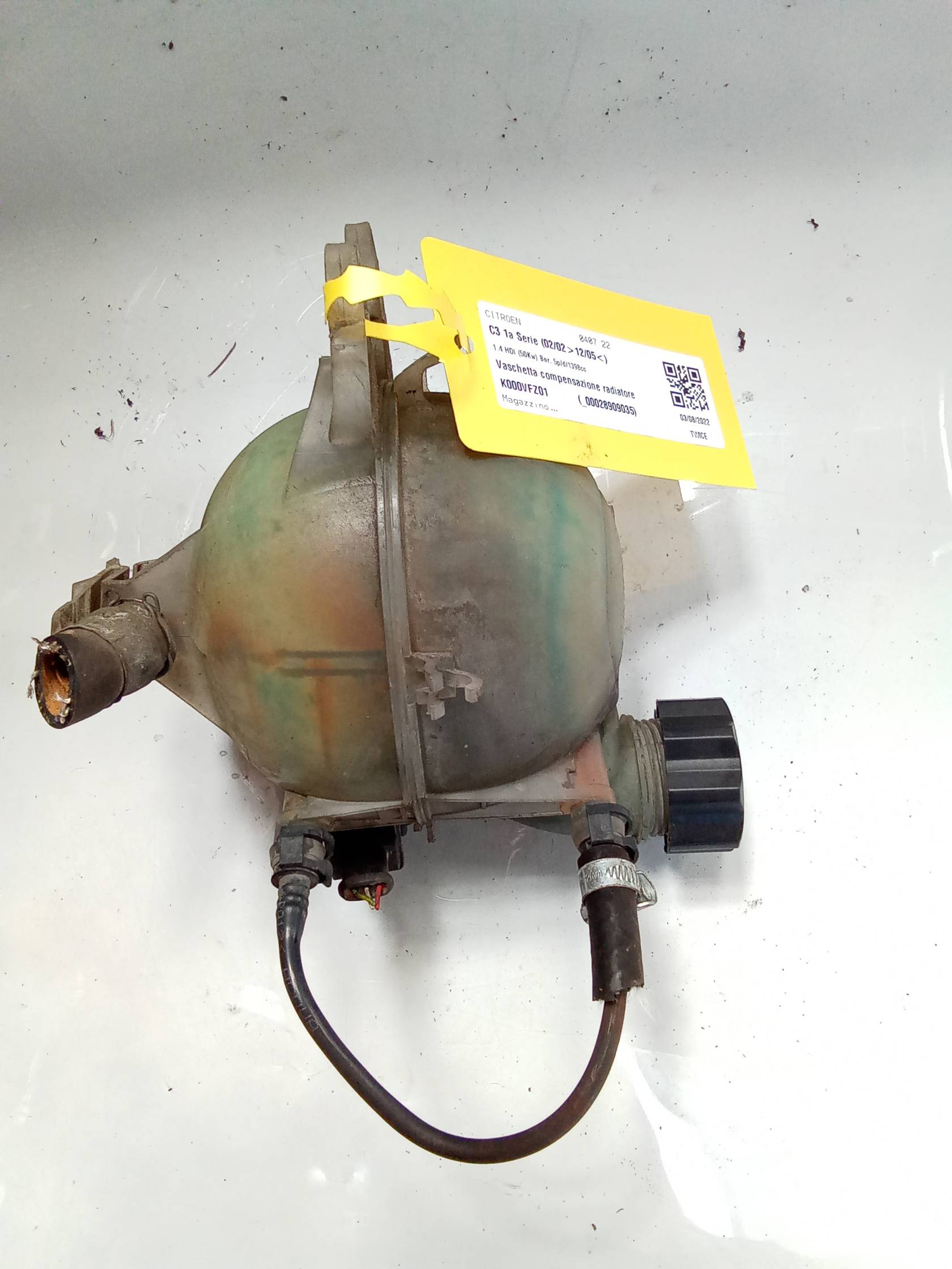 Vaschetta compensazione radiatore Vaschetta compensazione radiatore