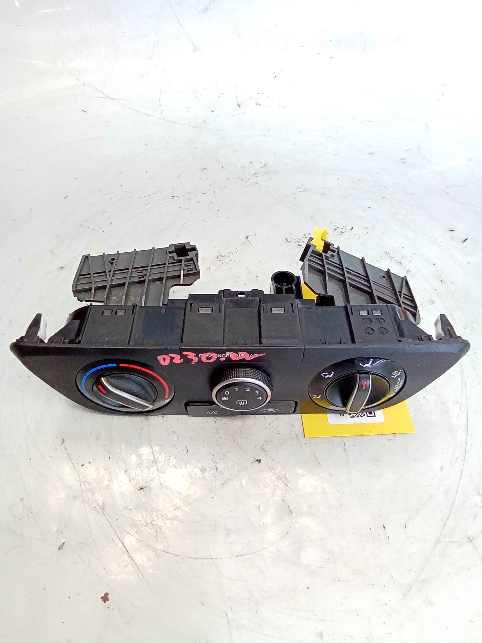 Blocco comando climatizzazione