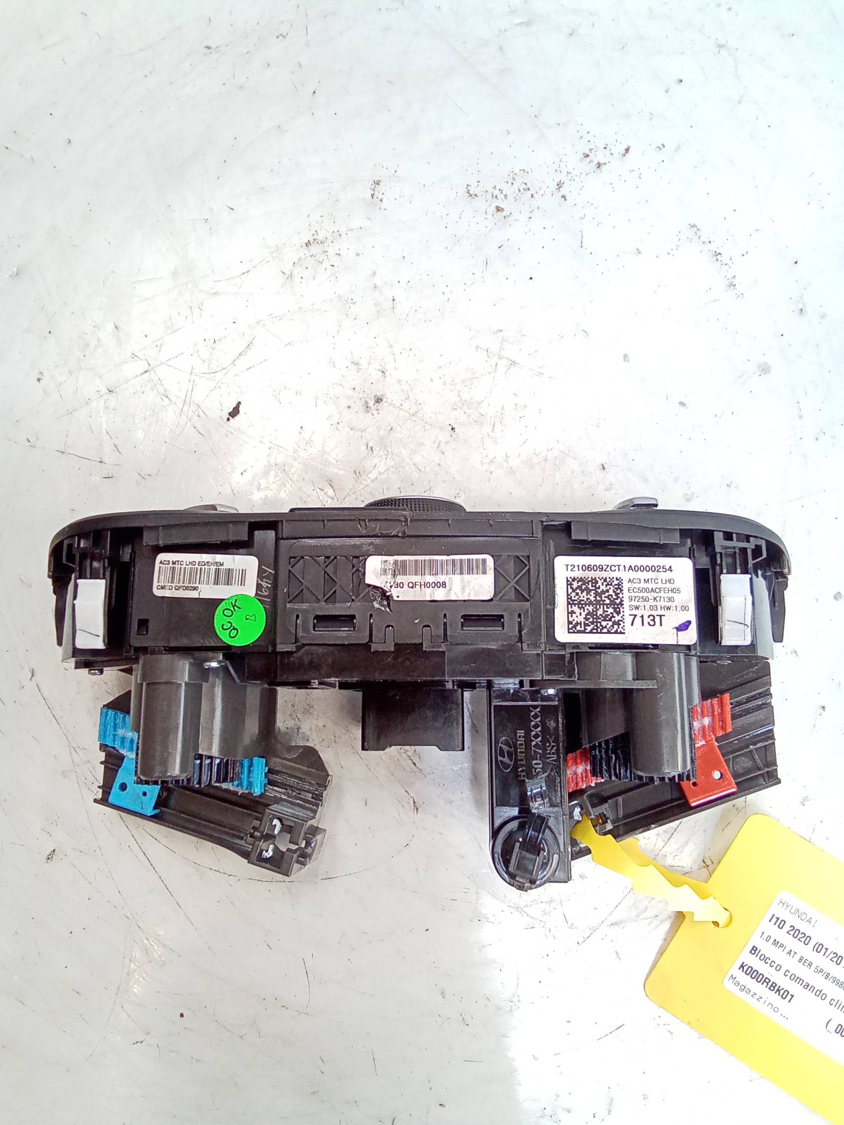 Blocco comando climatizzazione