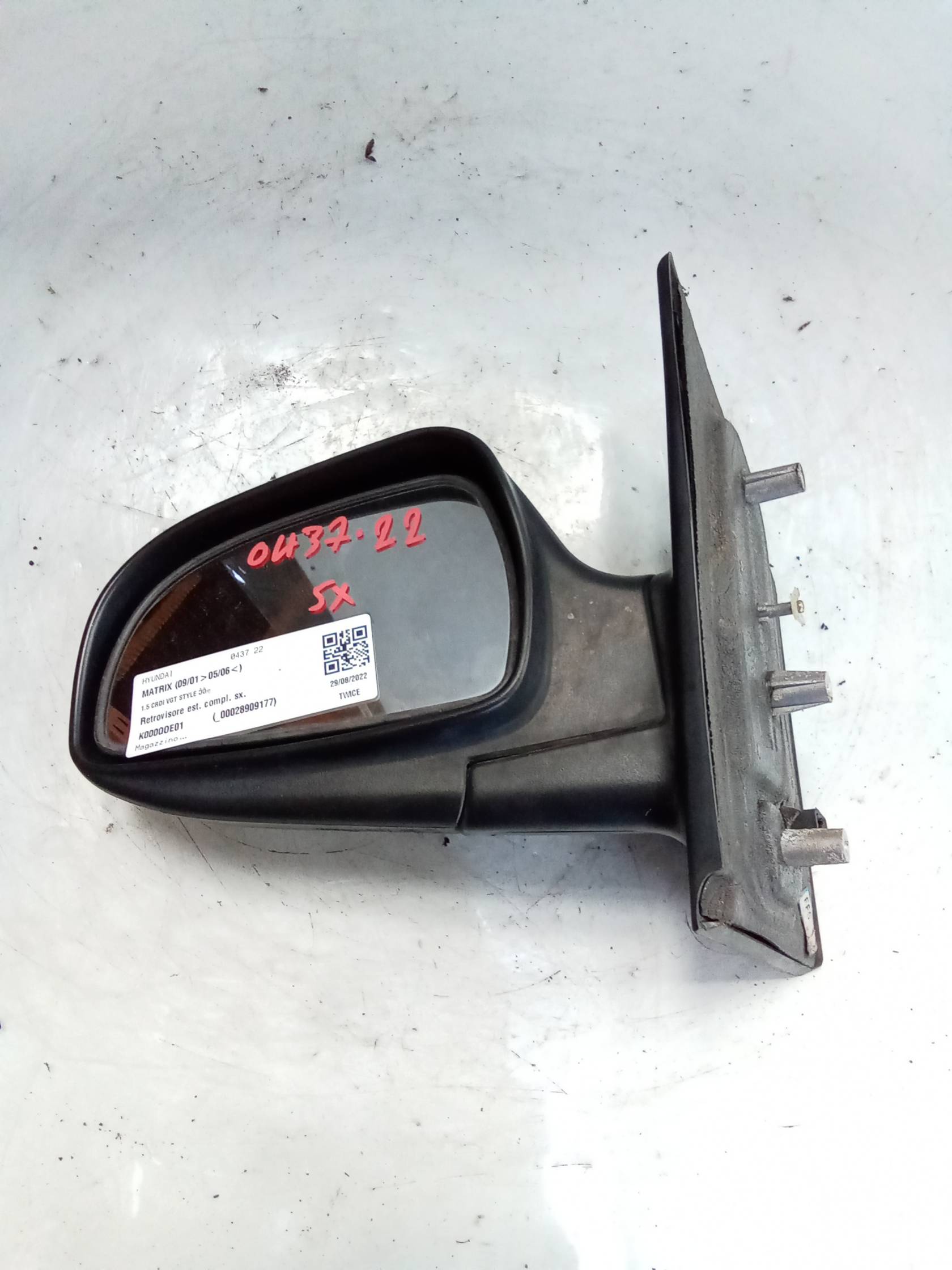 Retrovisore est. compl. sx.