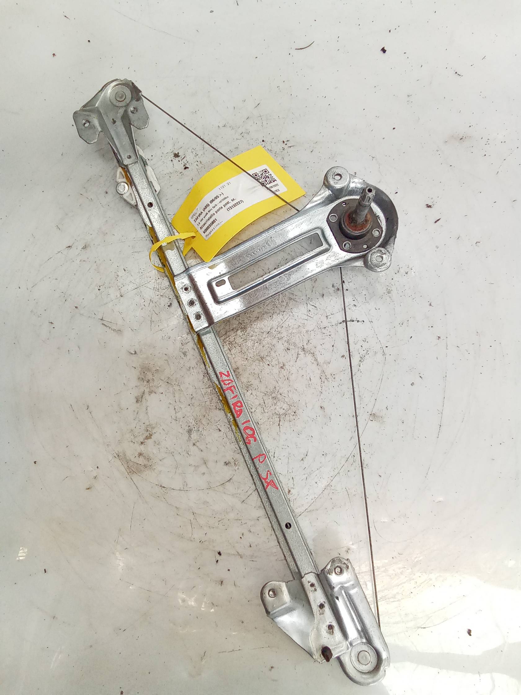 Alzacristallo porta post. sx.