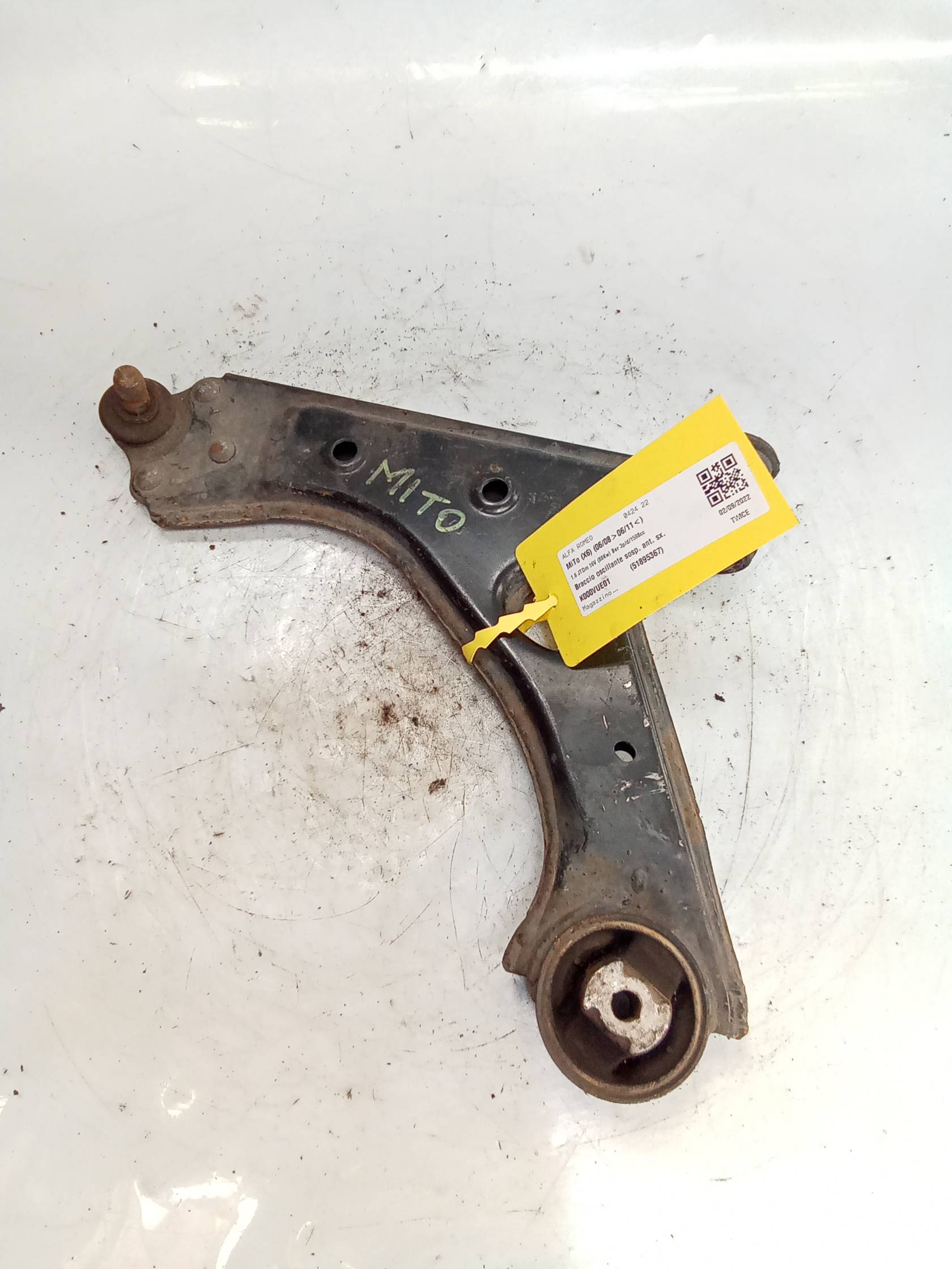 Braccio oscillante sosp. ant. sx.