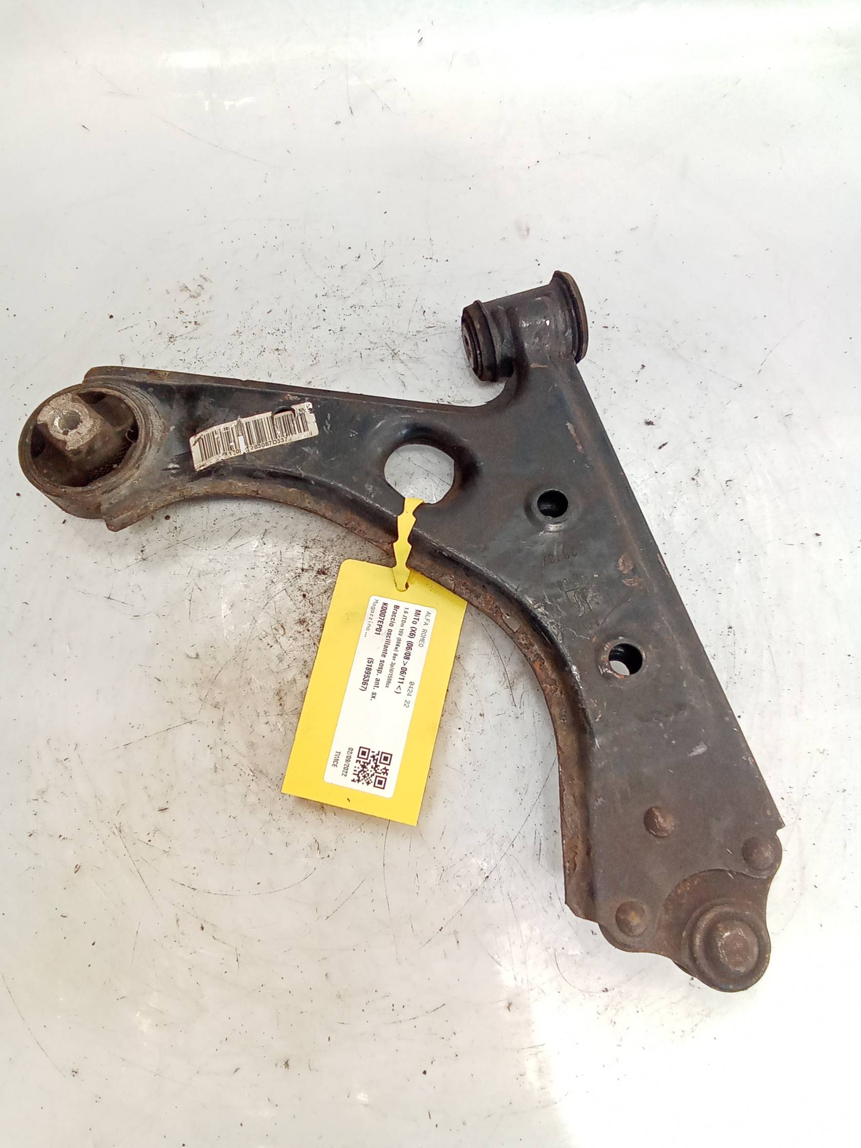 Braccio oscillante sosp. ant. sx.