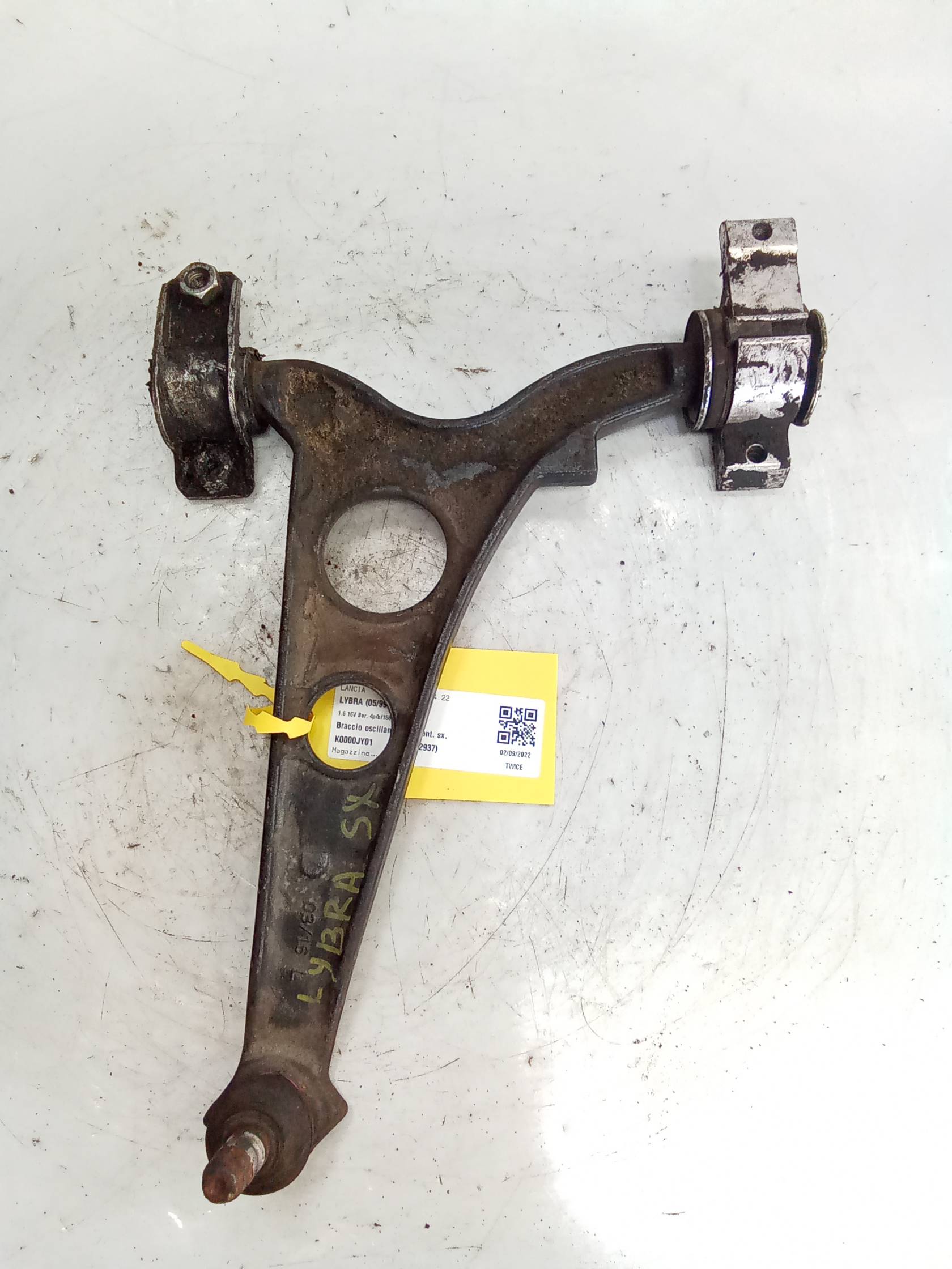 Braccio oscillante sosp. ant. sx.