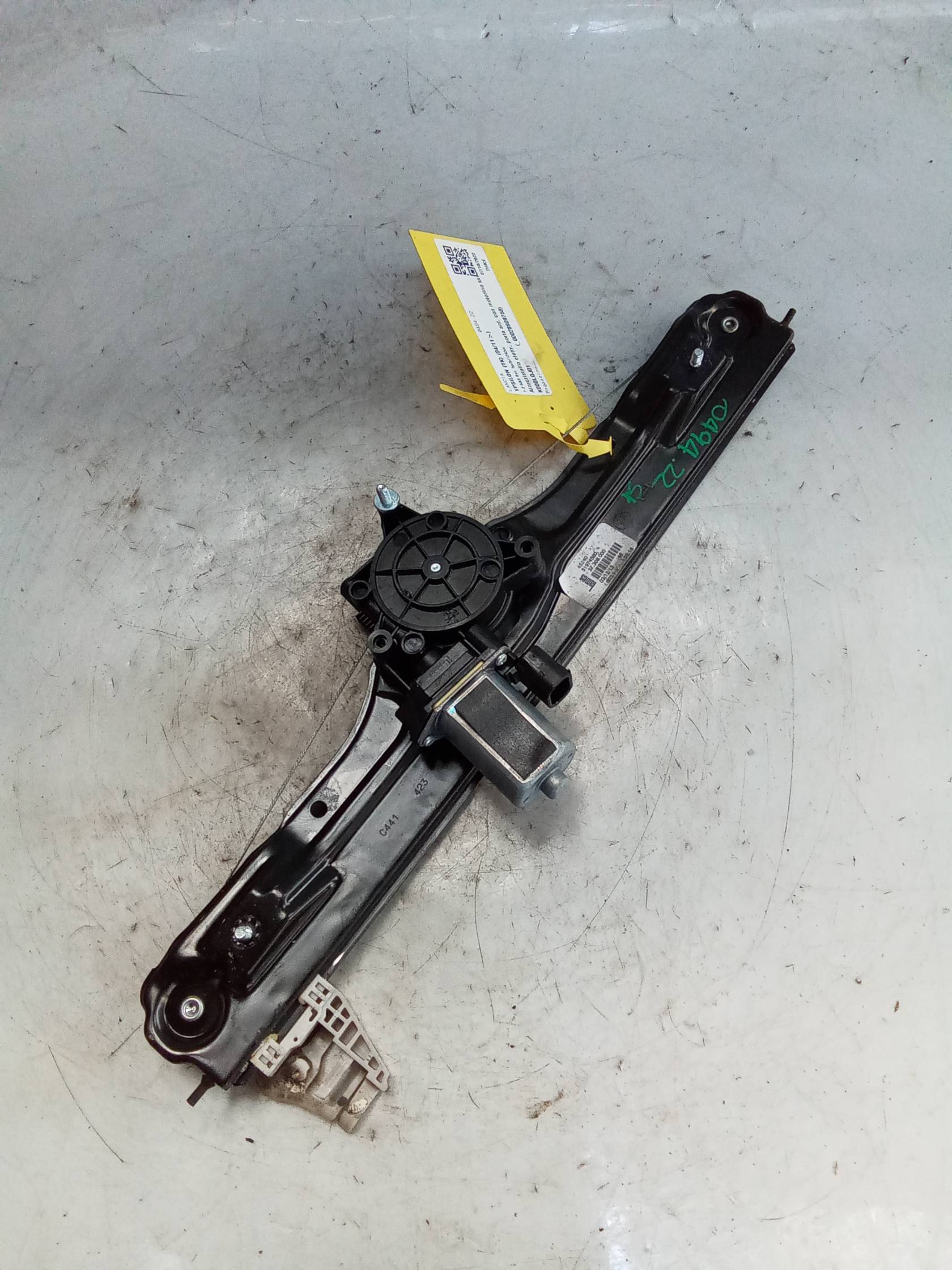 Alzacristallo elettr. porta ant. con motorino sx.