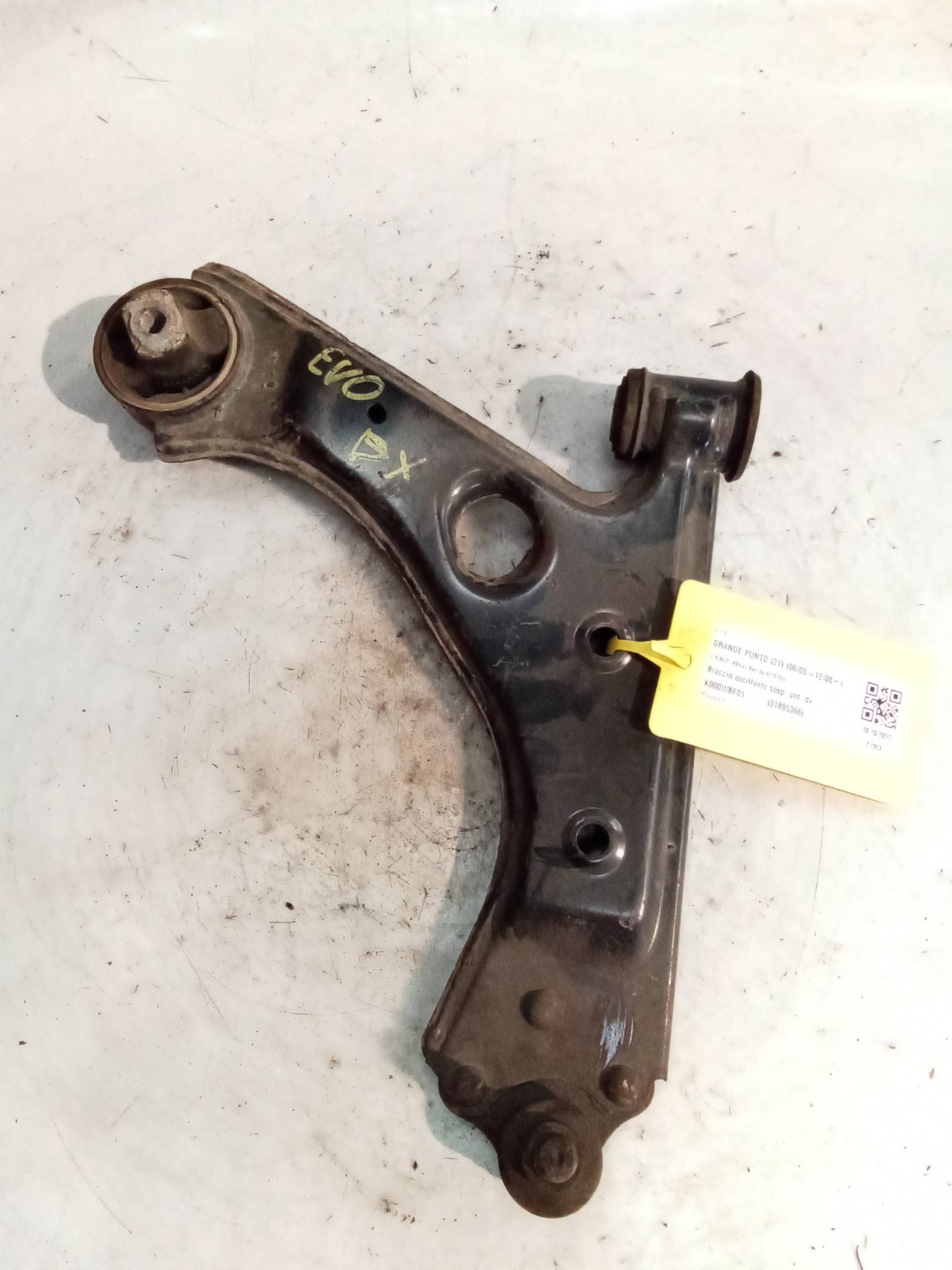 Braccio oscillante sosp. ant. dx.