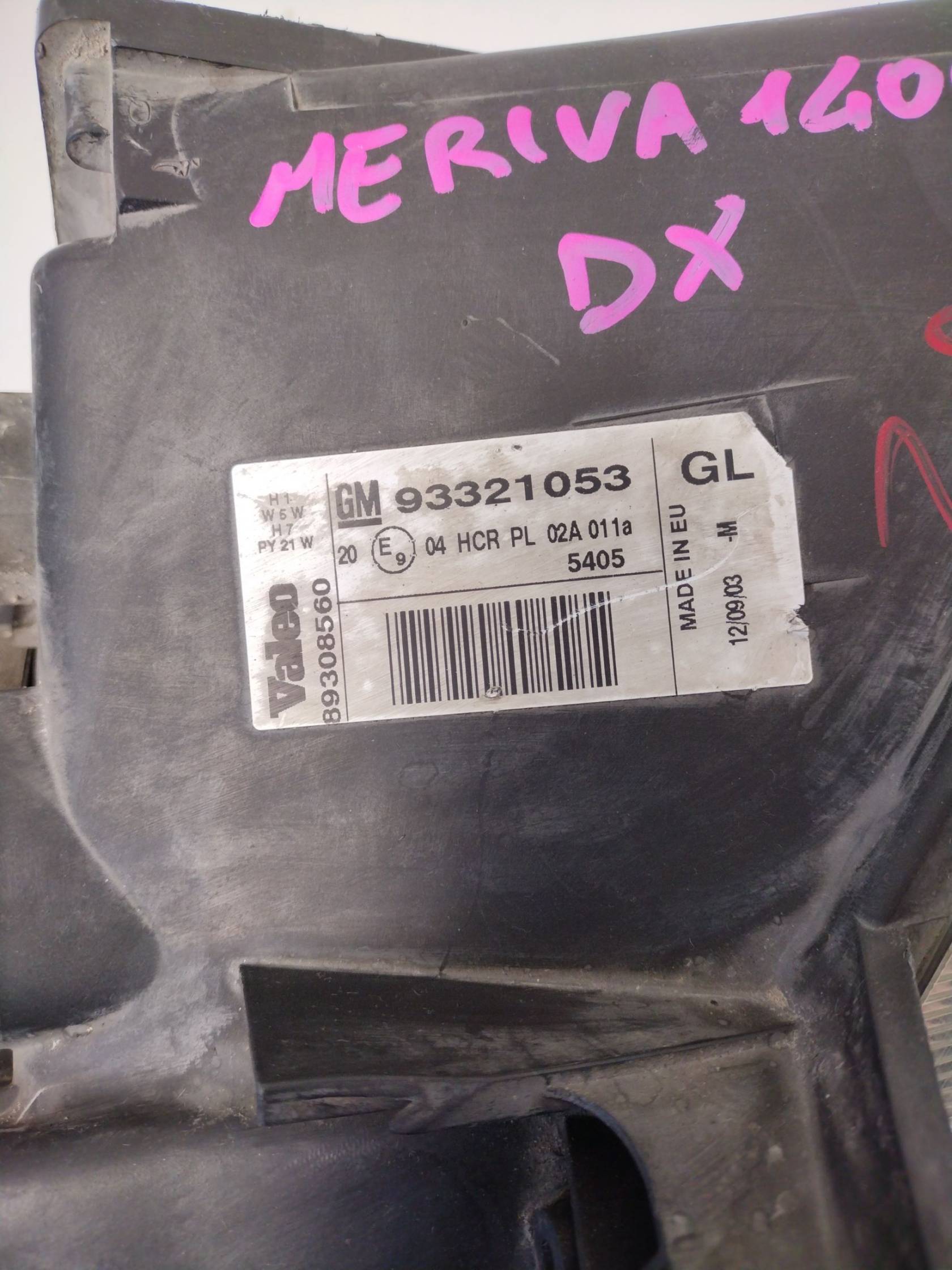 Fanale anteriore destro