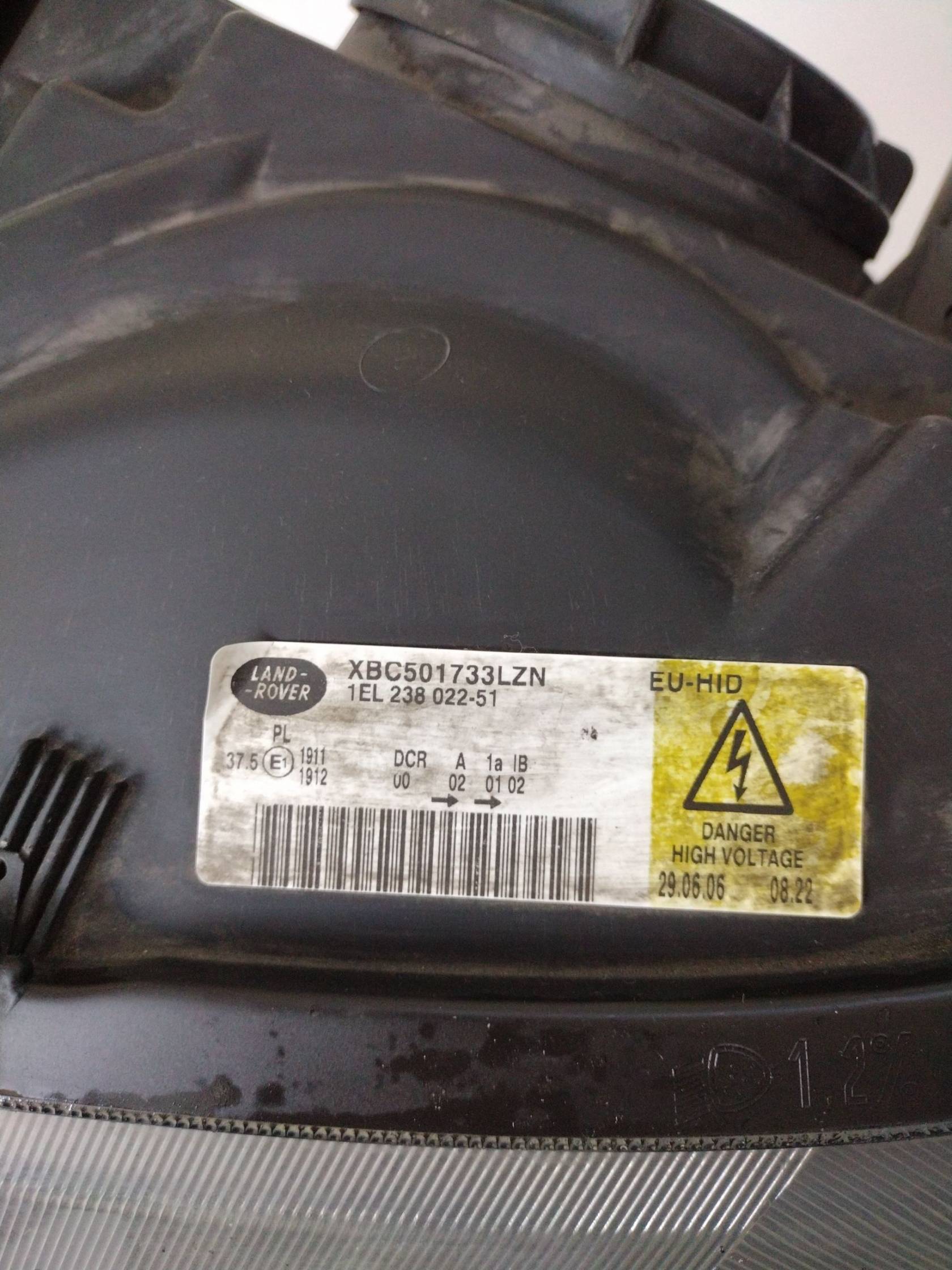 Fanale anteriore sinistro