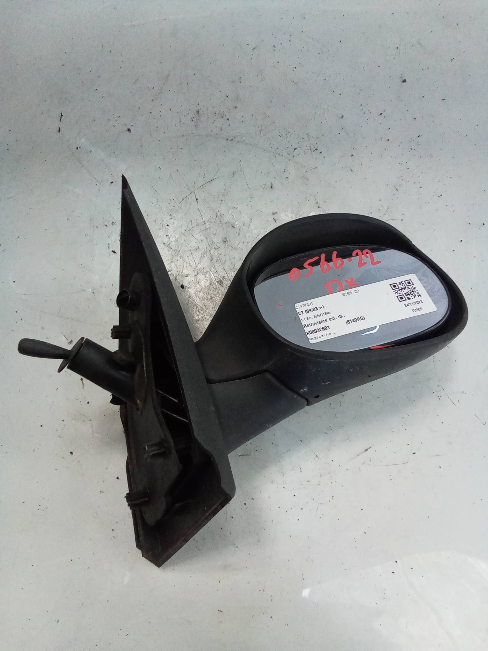 Retrovisore est. dx.