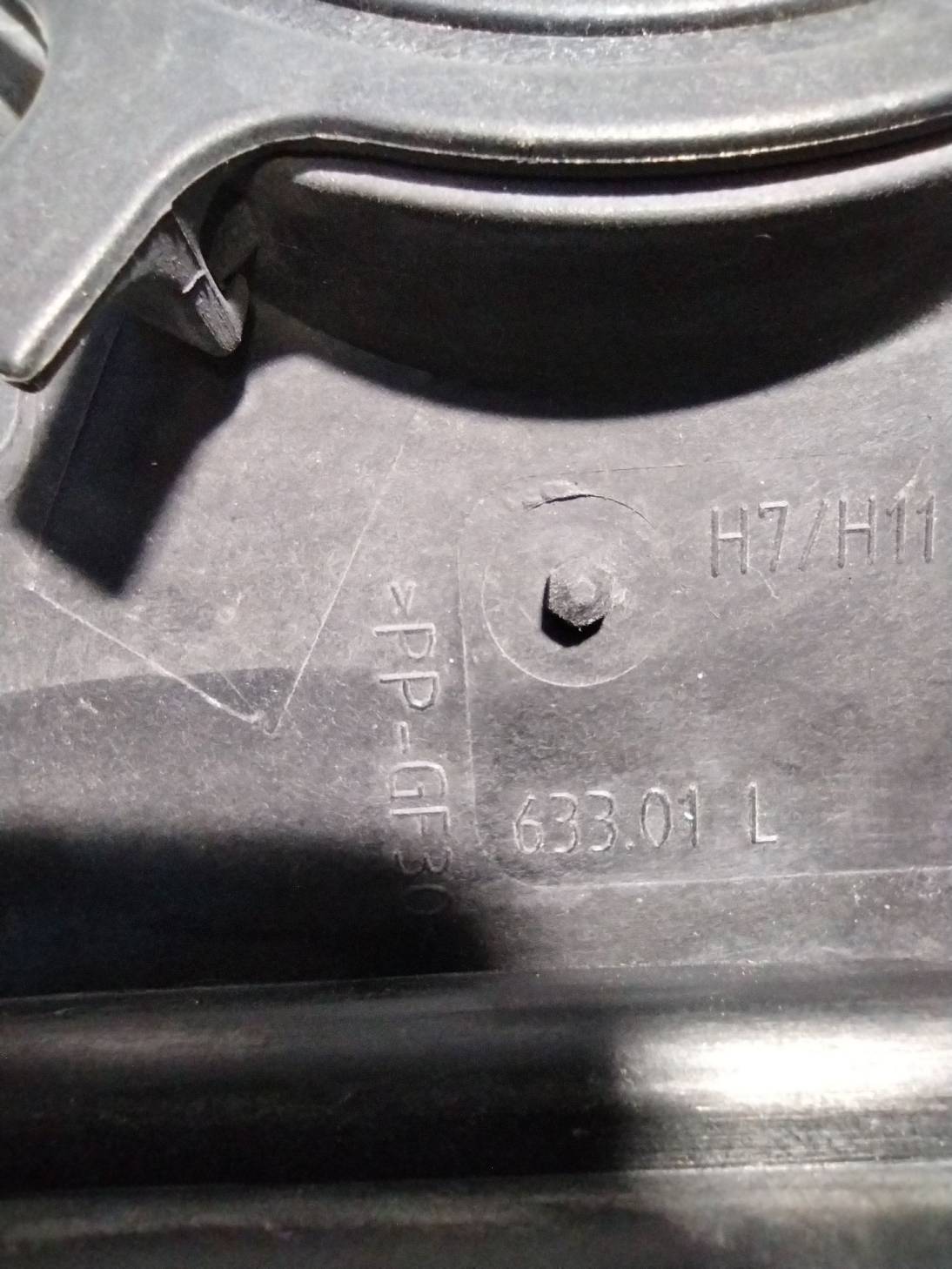 Fanale anteriore sinistro