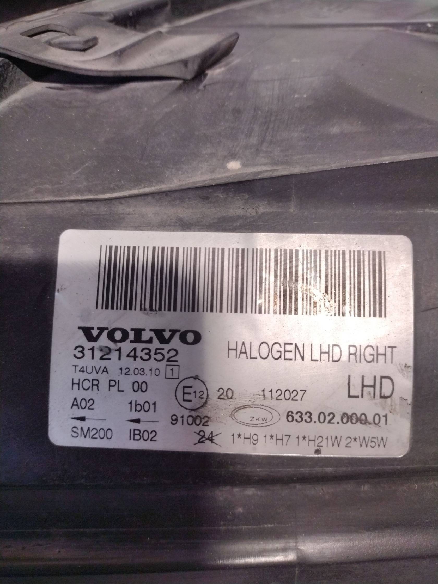 Fanale anteriore destro