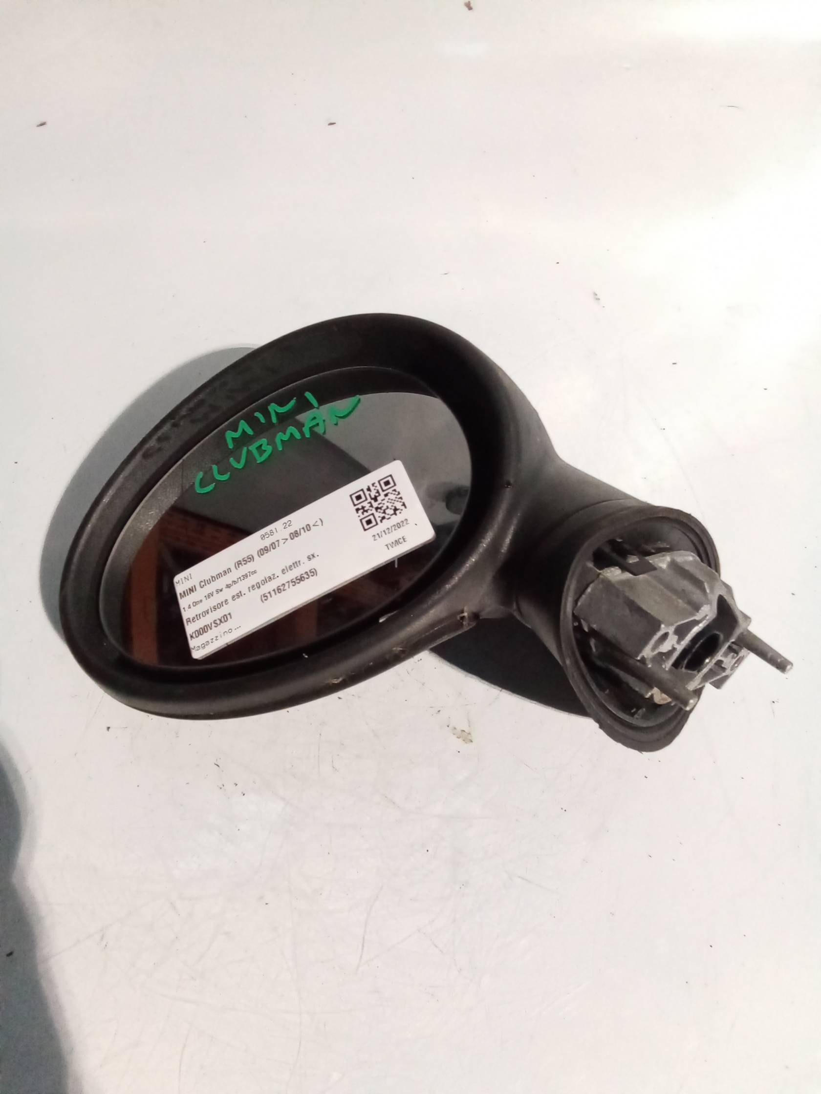 Retrovisore est. regolaz. elettr. sx.