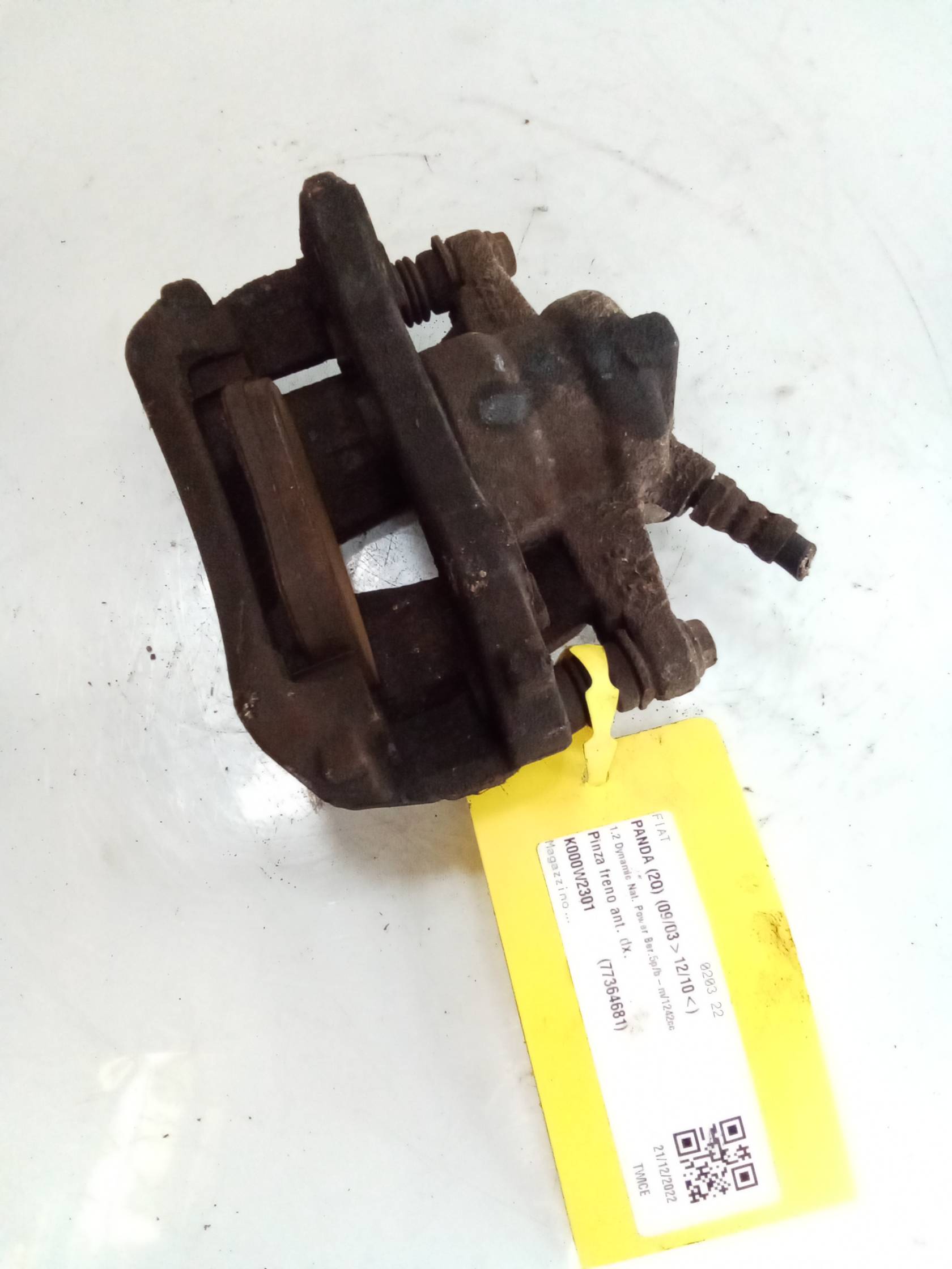 Pinza freno ant. dx. Pinza freno ant. dx.