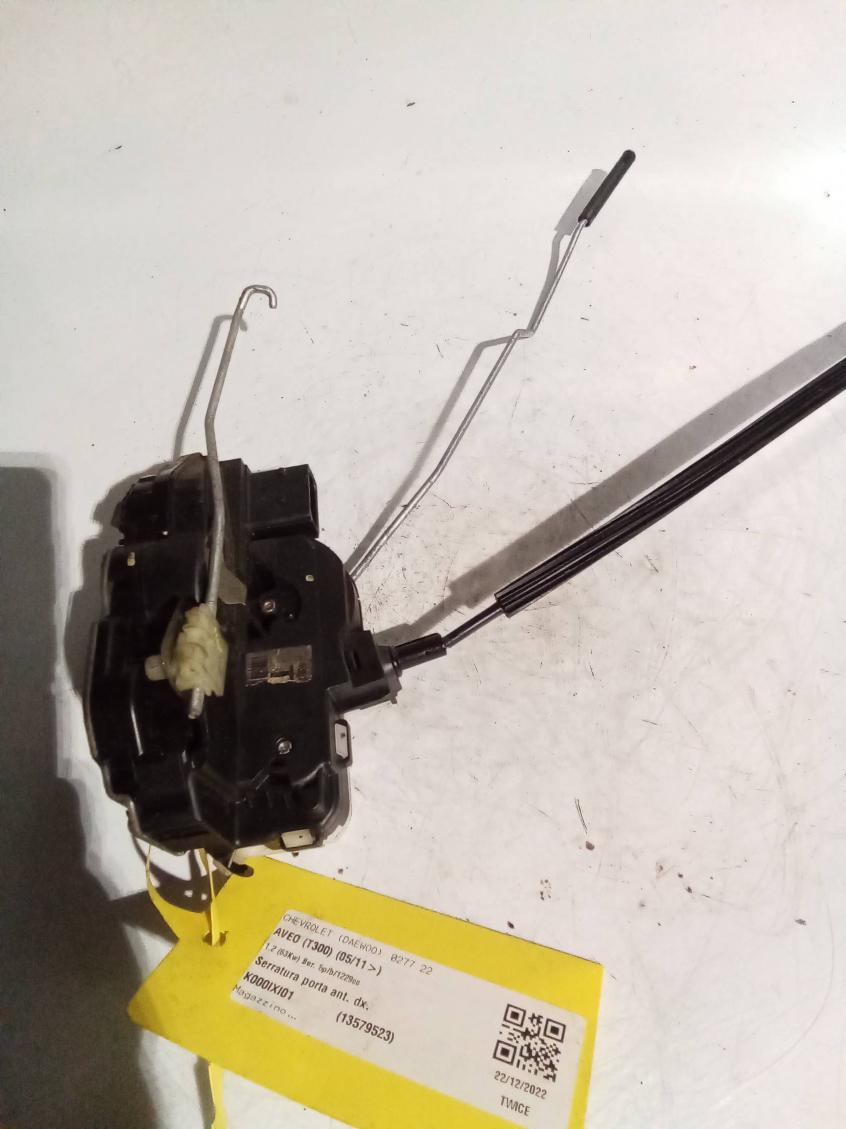 Serratura porta ant. dx.