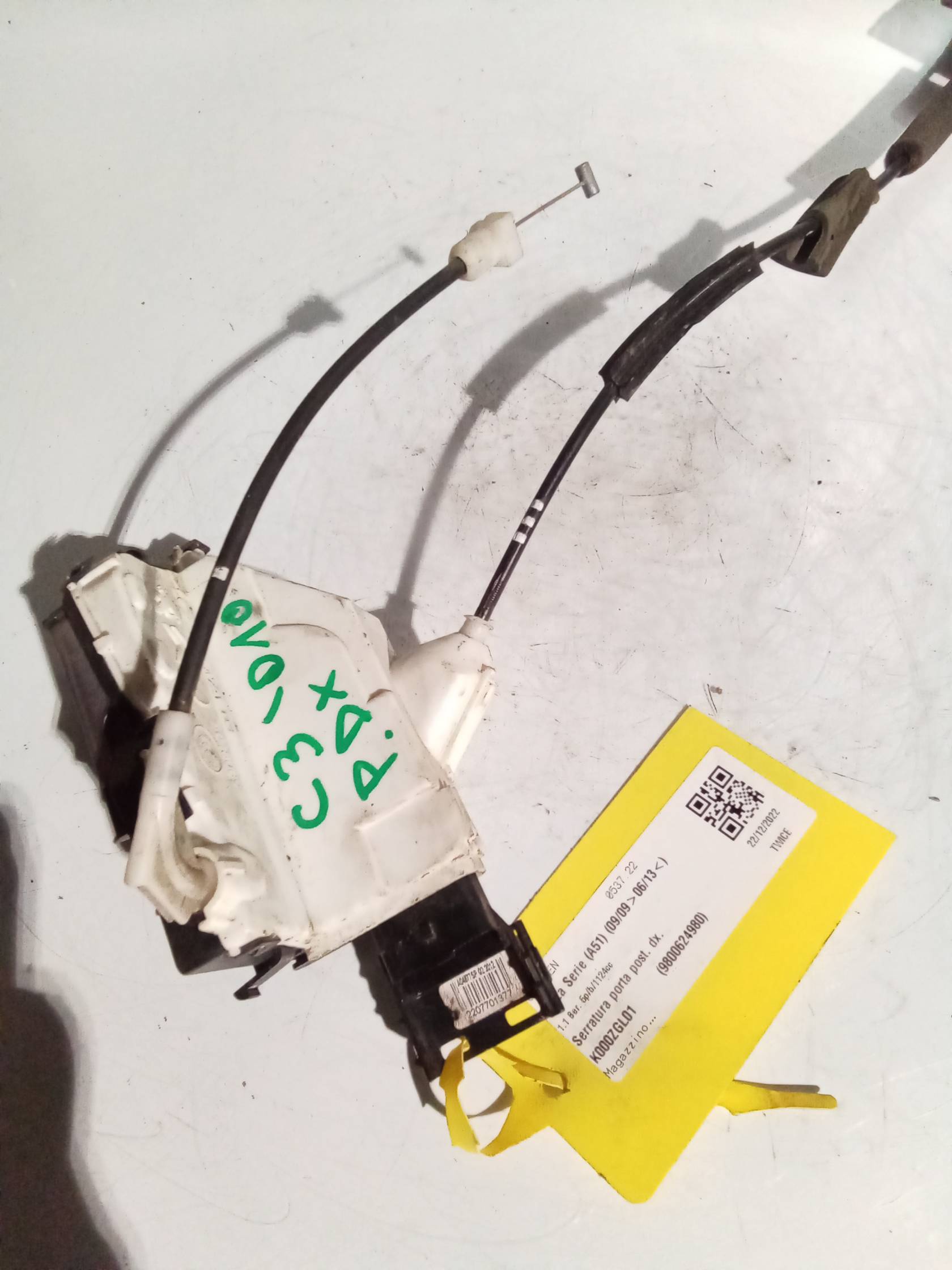 Serratura porta post. dx.