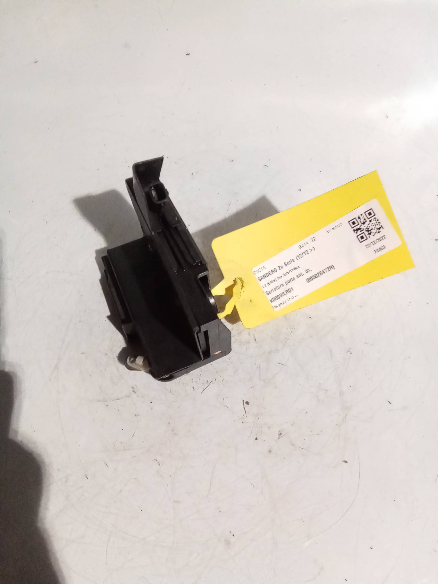 Serratura porta ant. dx.