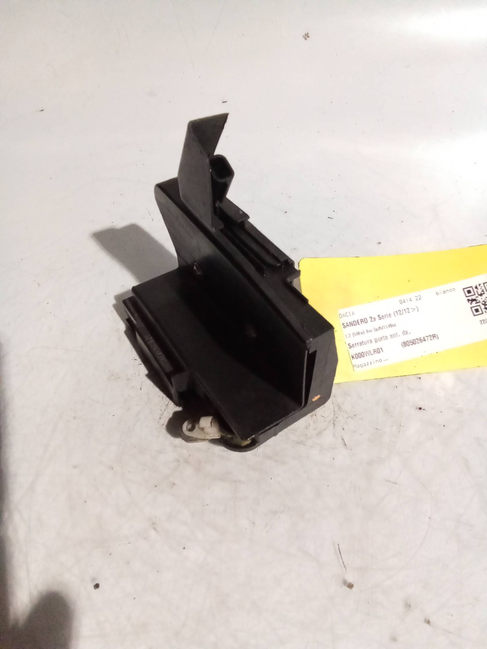 Serratura porta ant. dx.