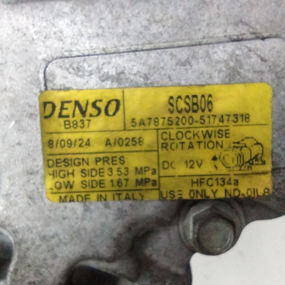 Compressore aria condizionata