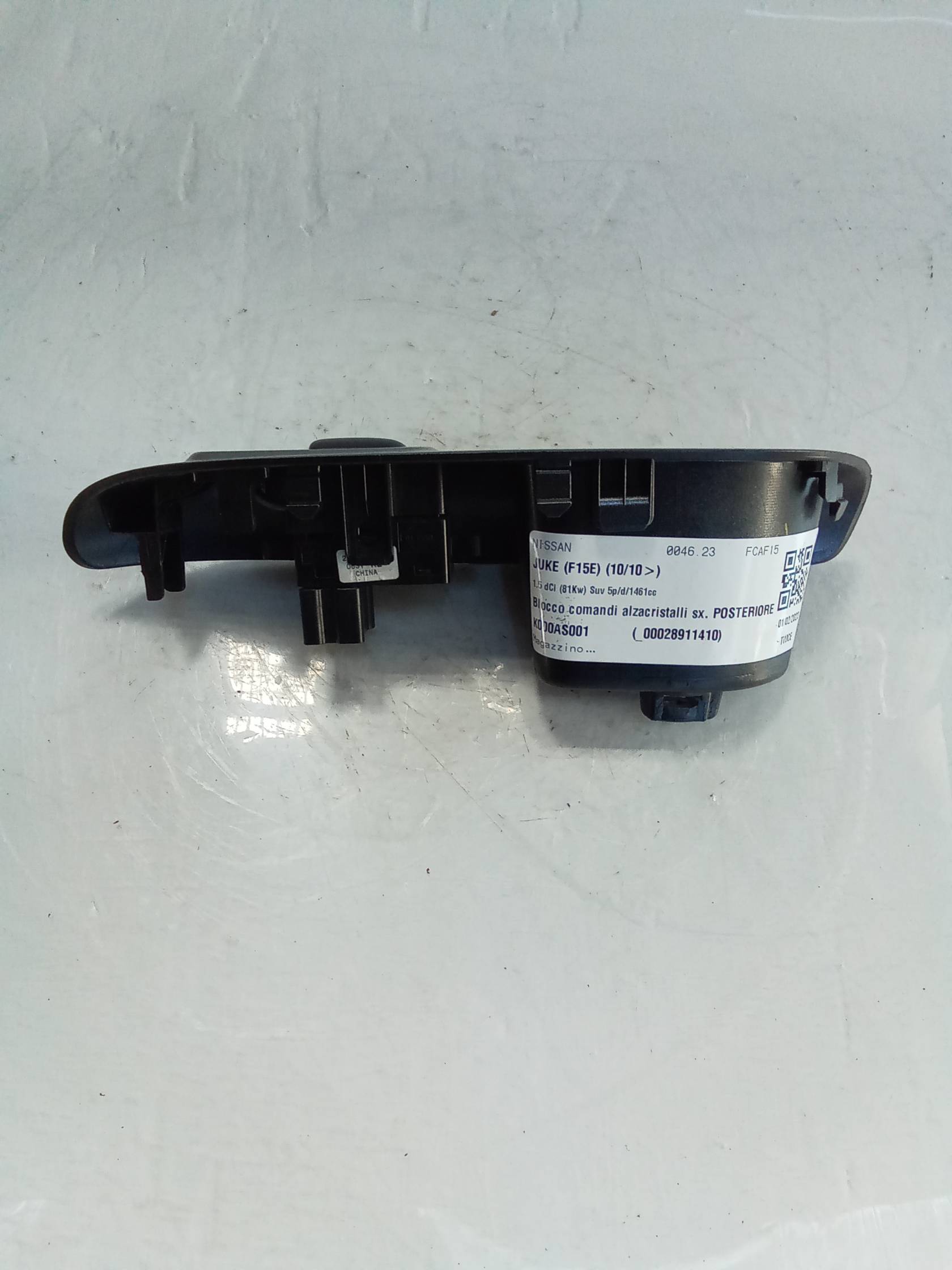 Blocco comandi alzacristalli sx. POSTERIORE Blocco comandi alzacristalli sx. POSTERIORE