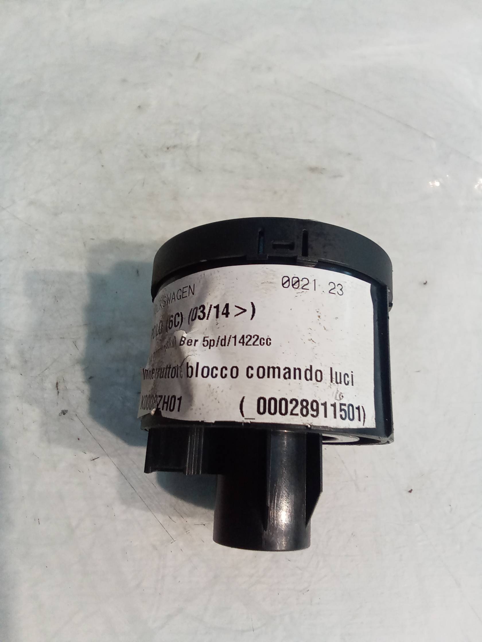 Interruttore blocco comando luci