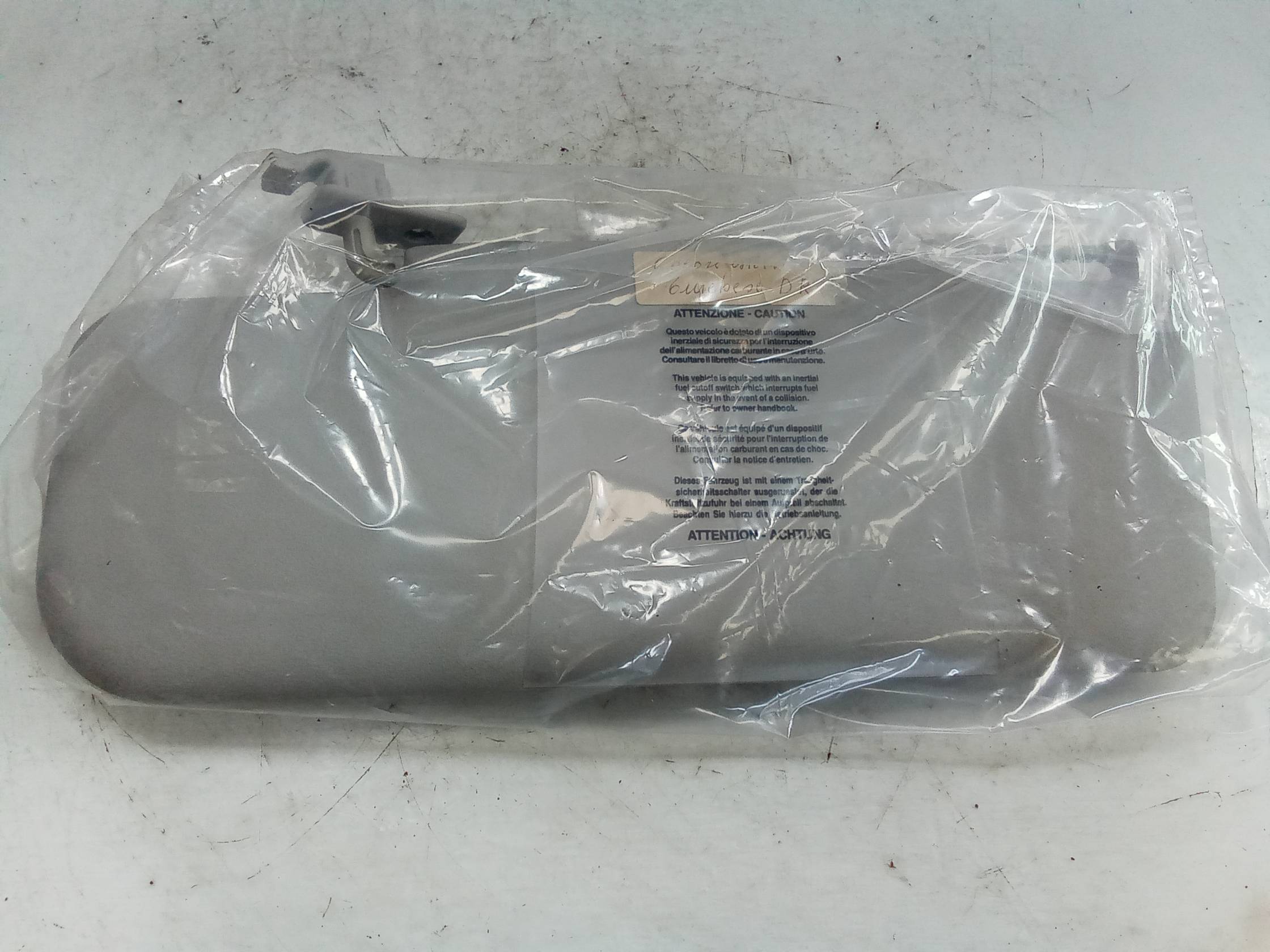 Aletta parasole parabrezza sx.