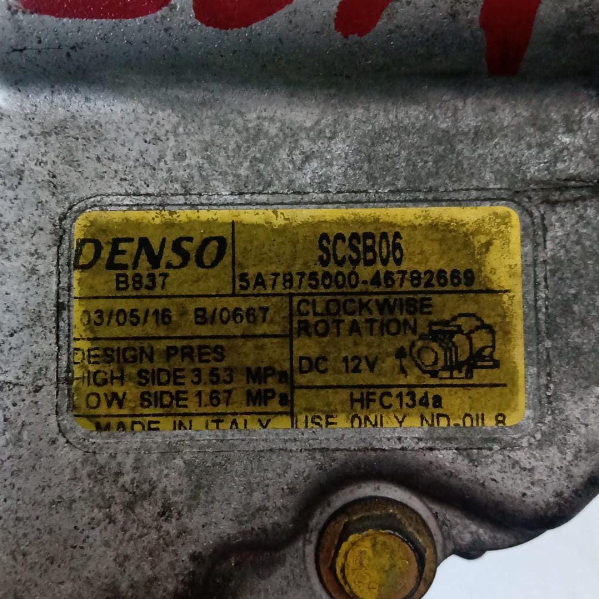 Compressore aria condizionata