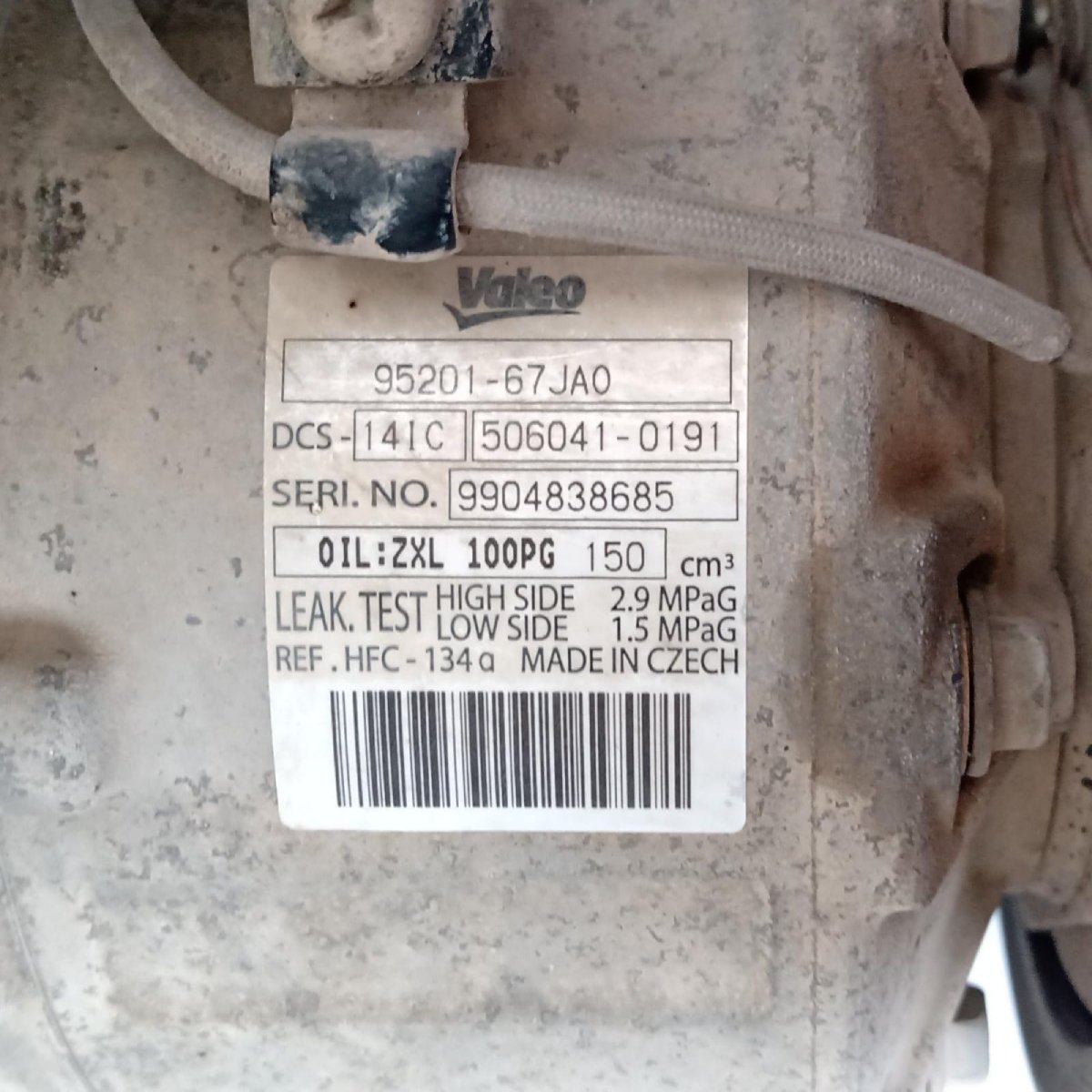 Compressore aria condizionata