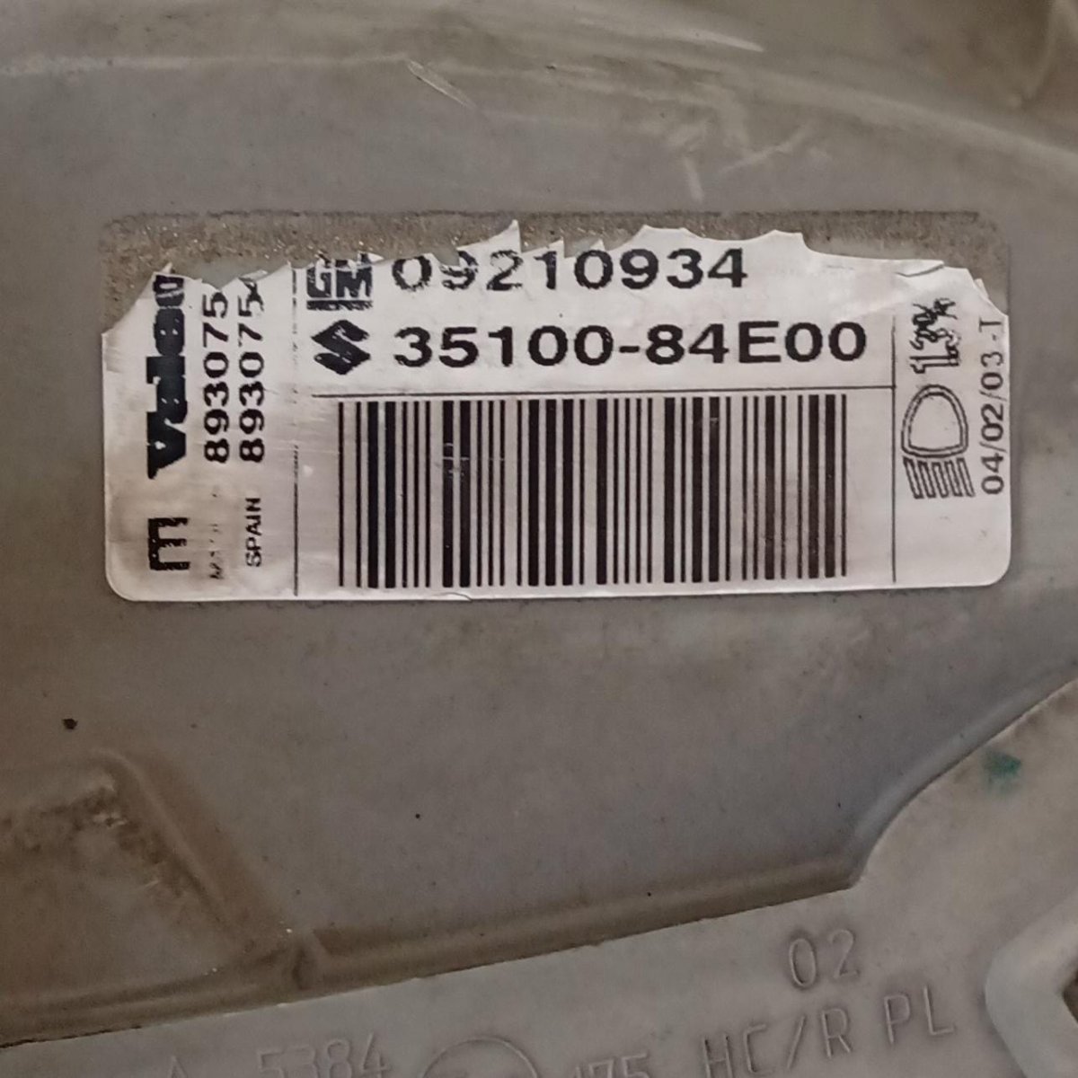 Fanale anteriore destro