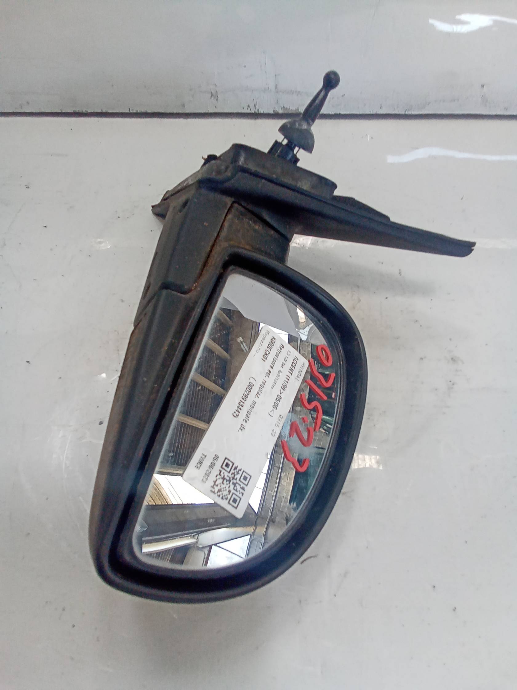 Retrovisore est. regolaz. manuale dx.