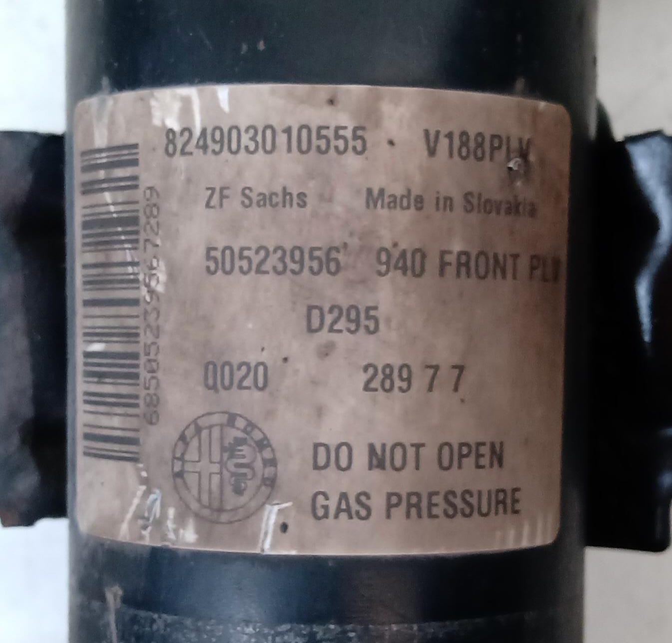 Ammortizzatore anteriore sinistro