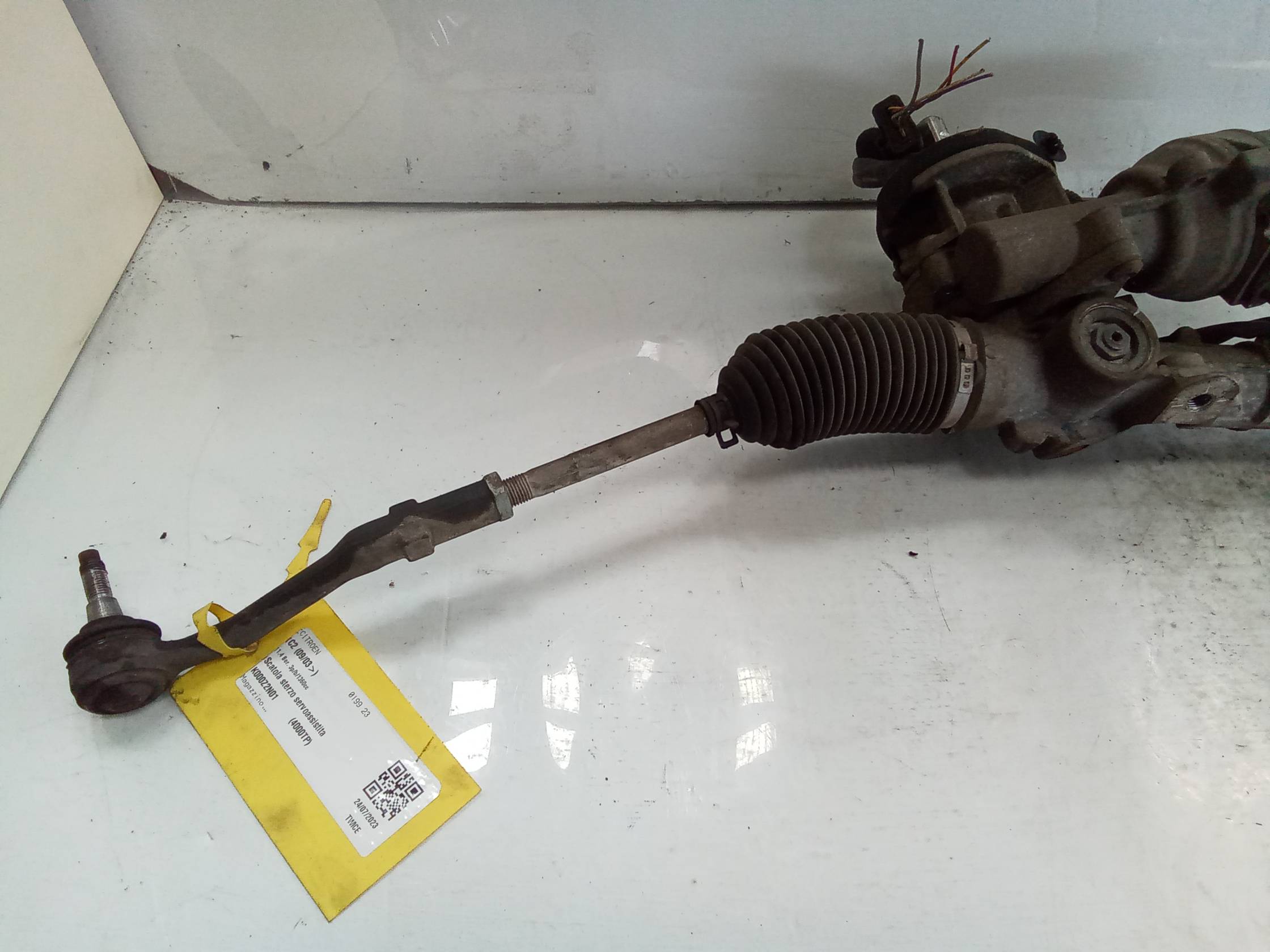 Scatola sterzo servoassistita