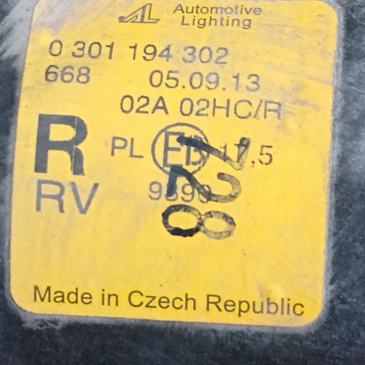 Fanale anteriore destro