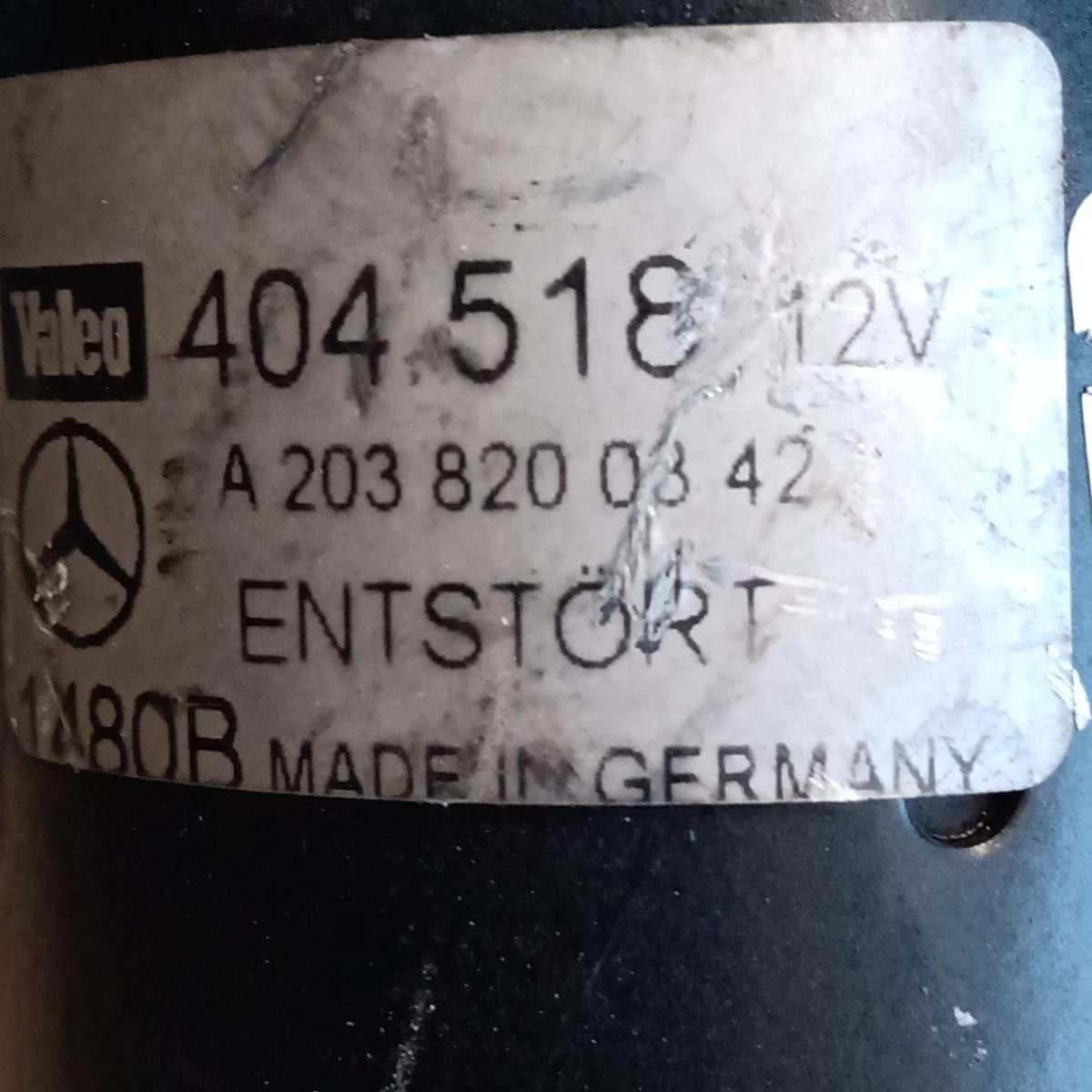 Motorino tergicristalli