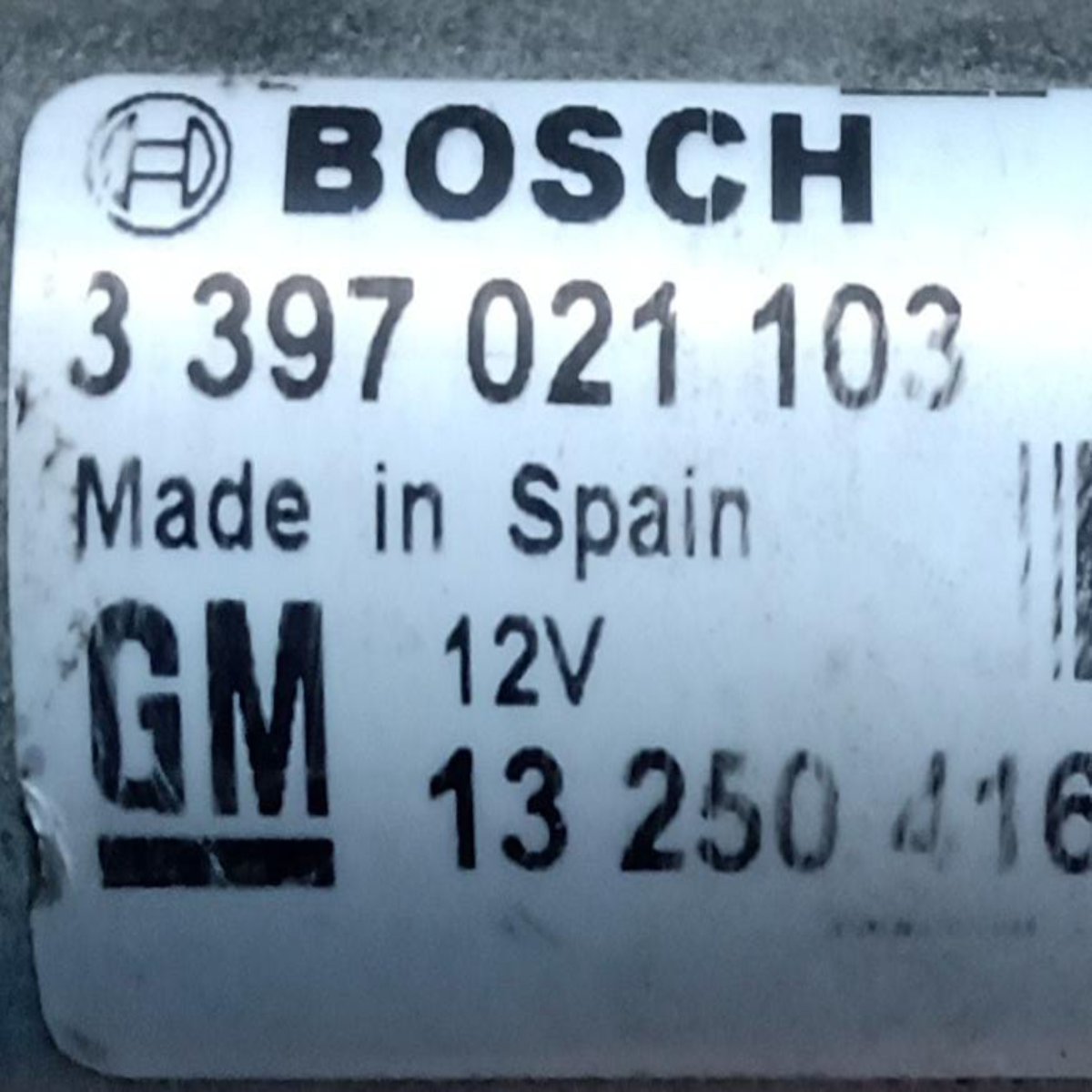 Motorino tergicristalli