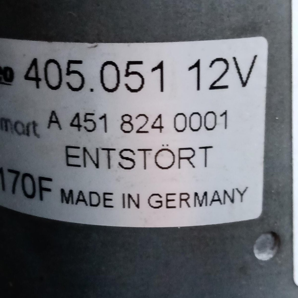 Motorino tergicristalli