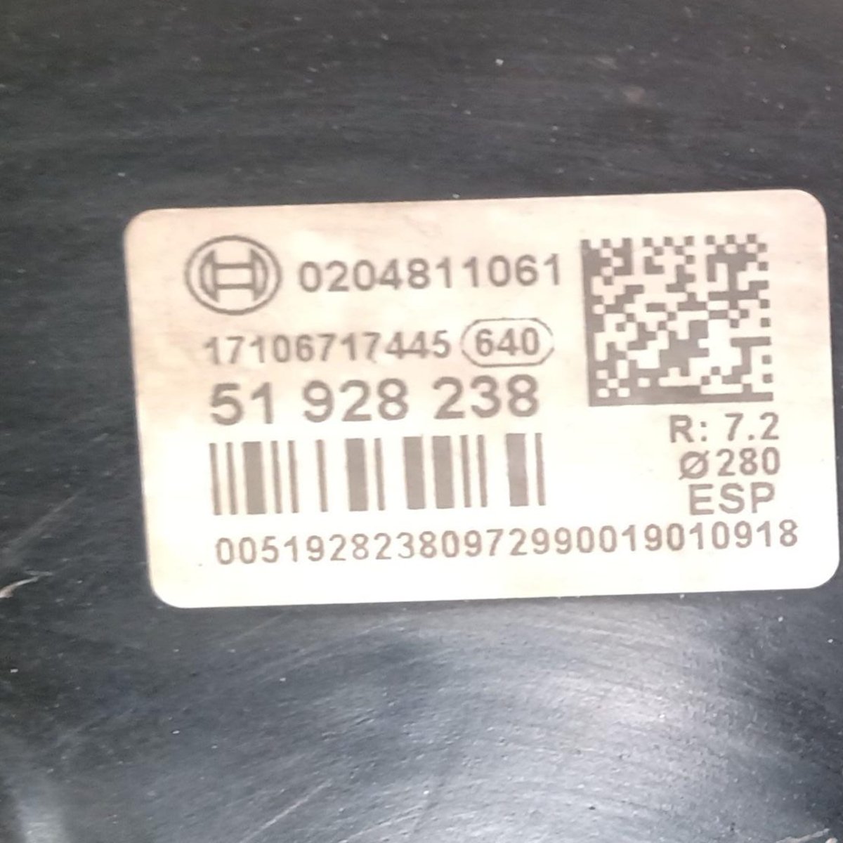 Servofreno con pompa